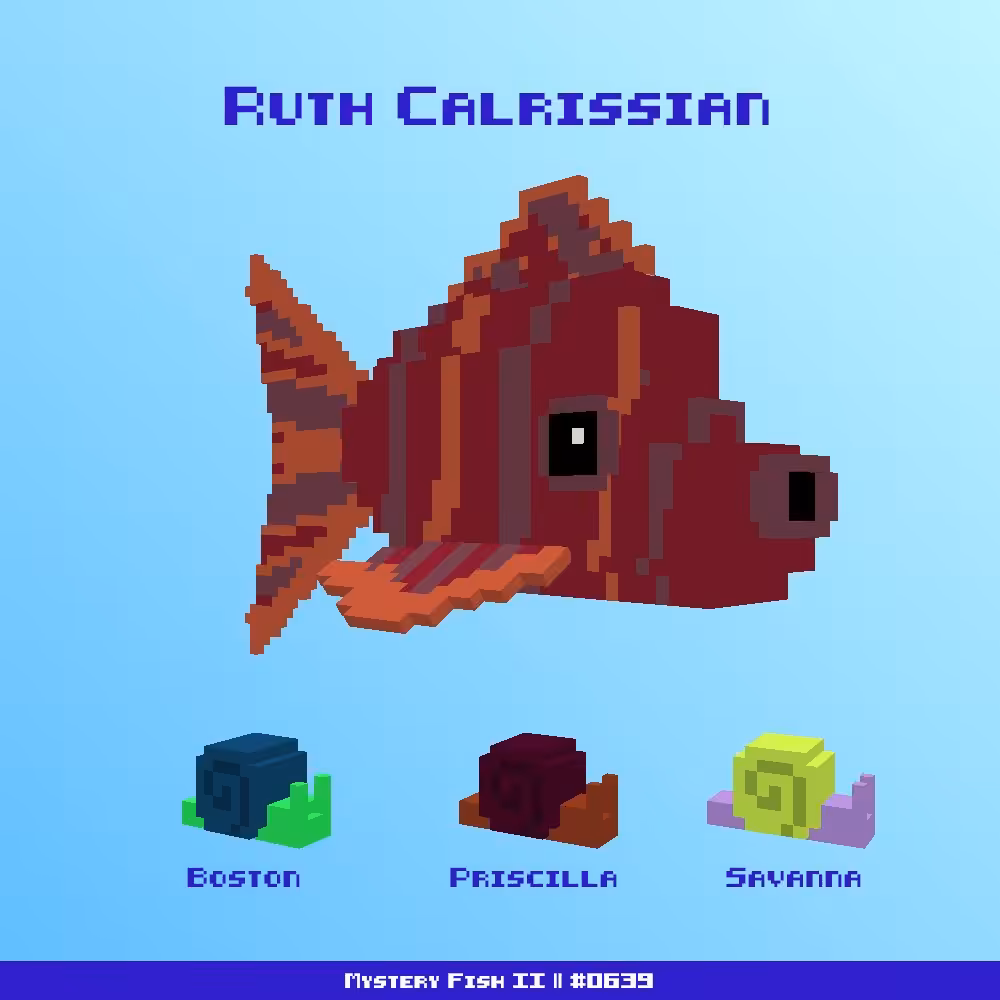 Ruth Calrissian :: Mystery Fish 0639/1000 