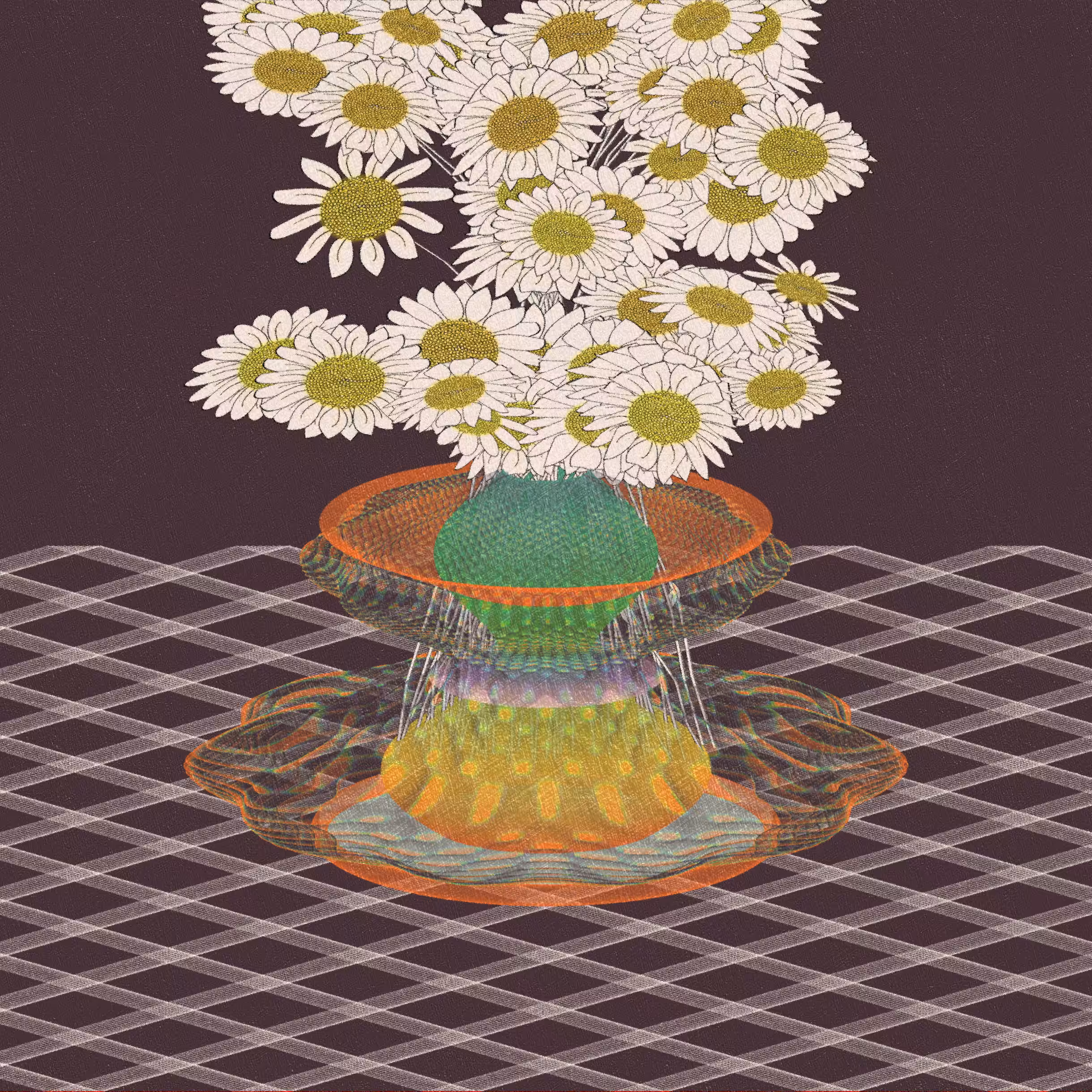 Vases and Daisies #66