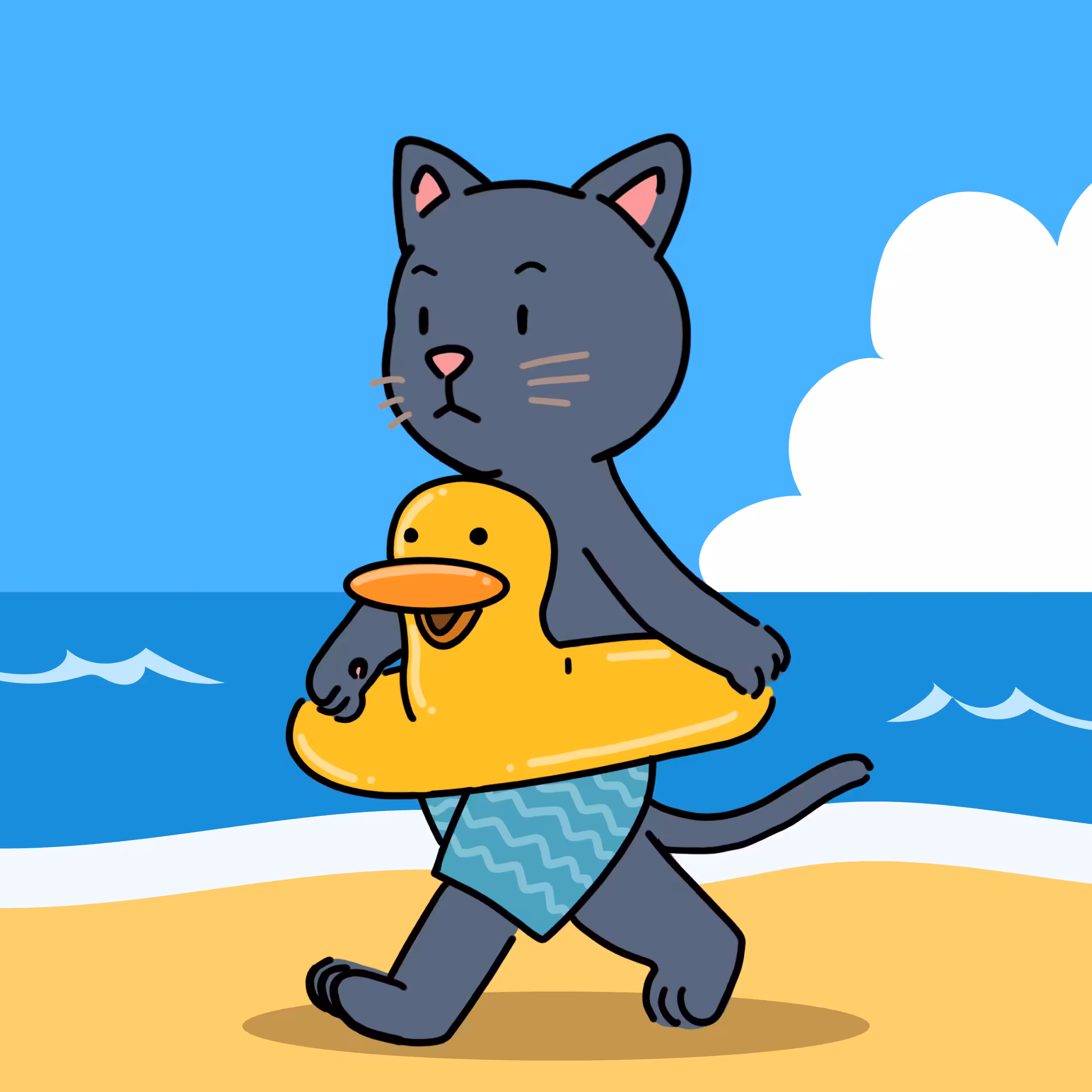 Beach Cat#3