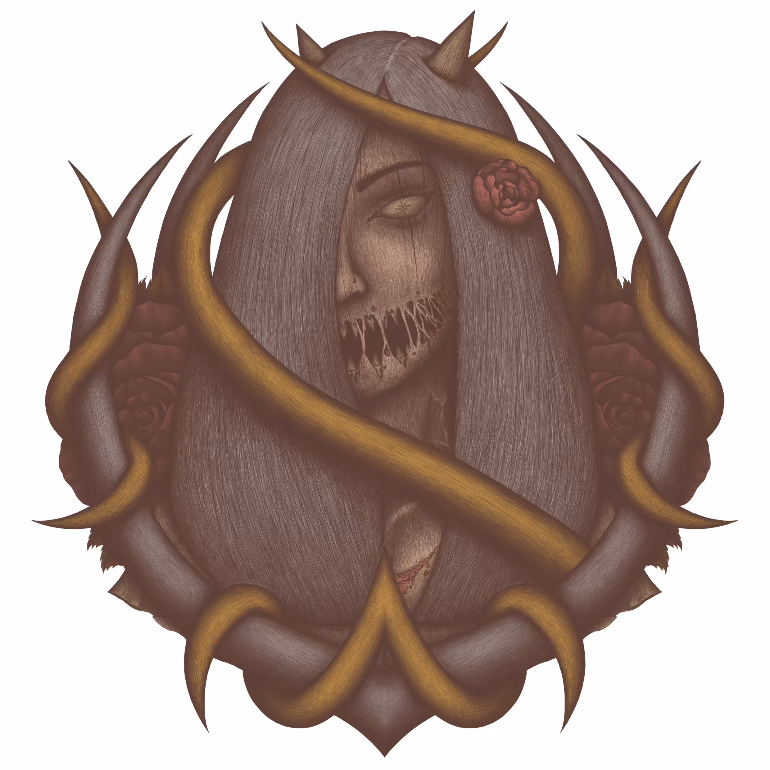 creepy girl