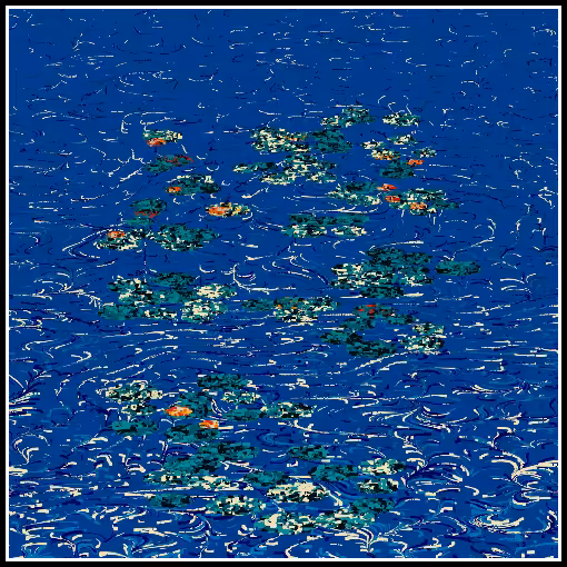 Polluted water lilies #128