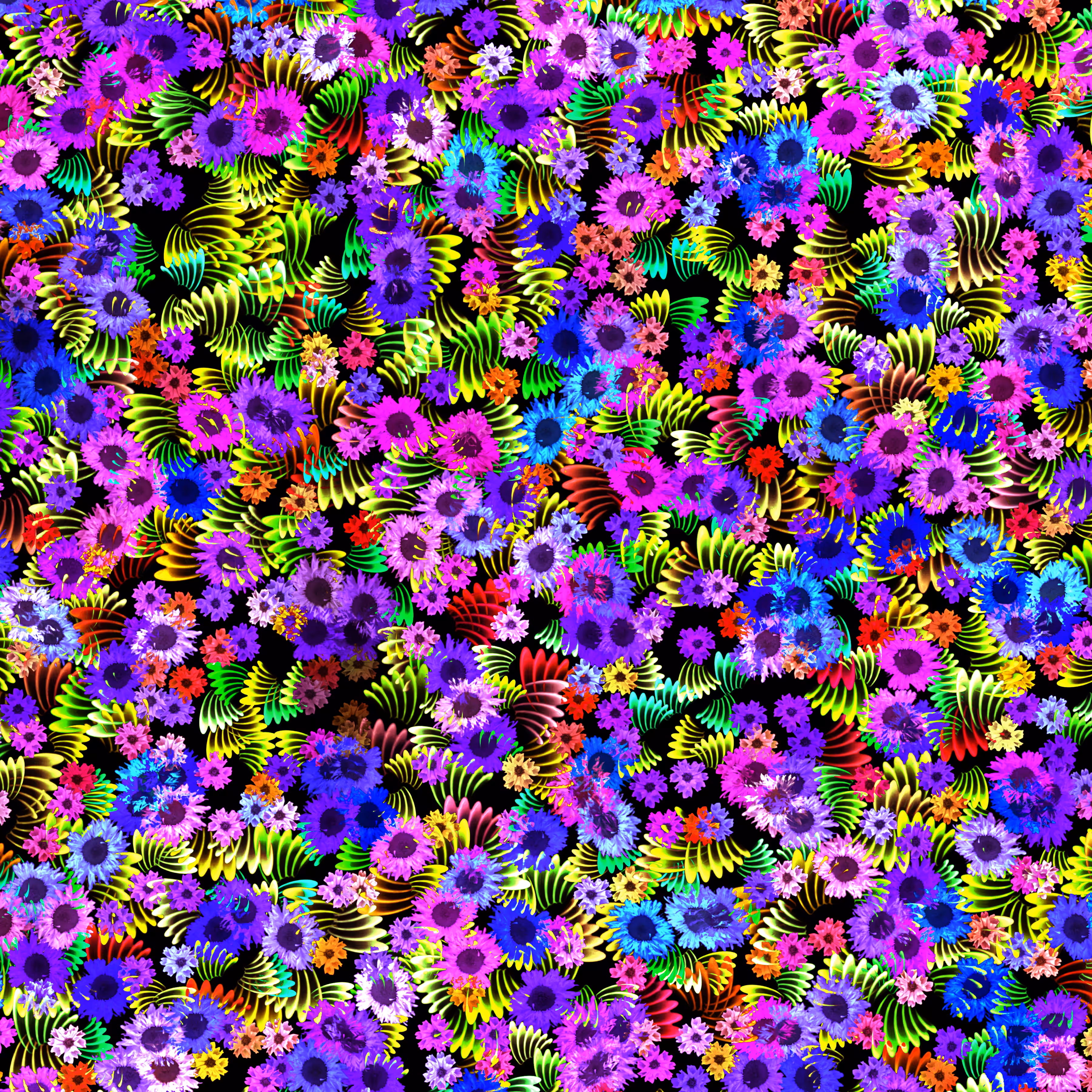 Generative Flowers II - Life Colors