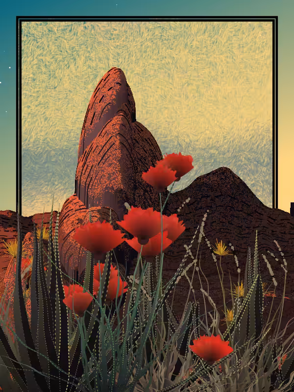 Desert Sun Rising #14