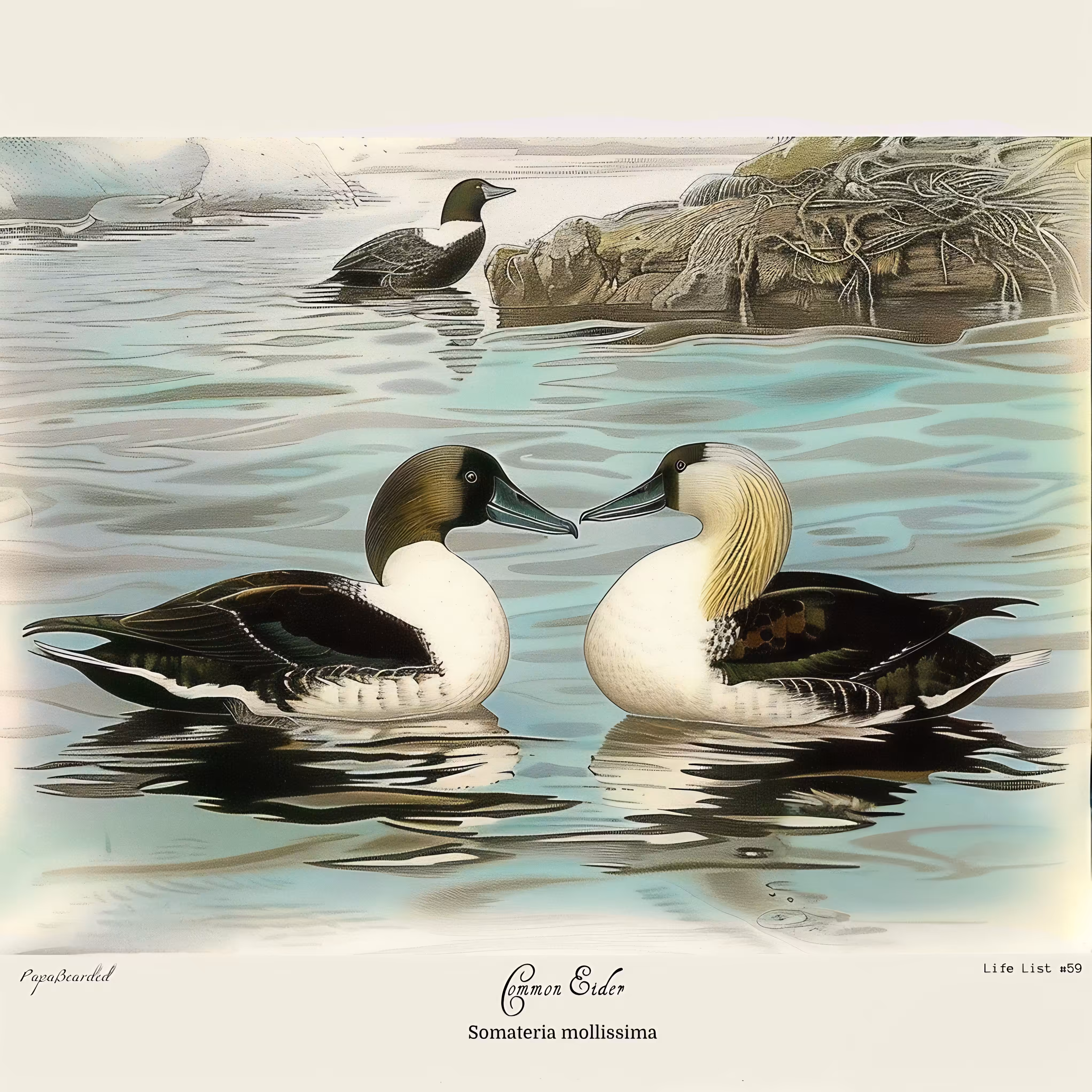 Life List of an AI Birder: Somateria mollissima