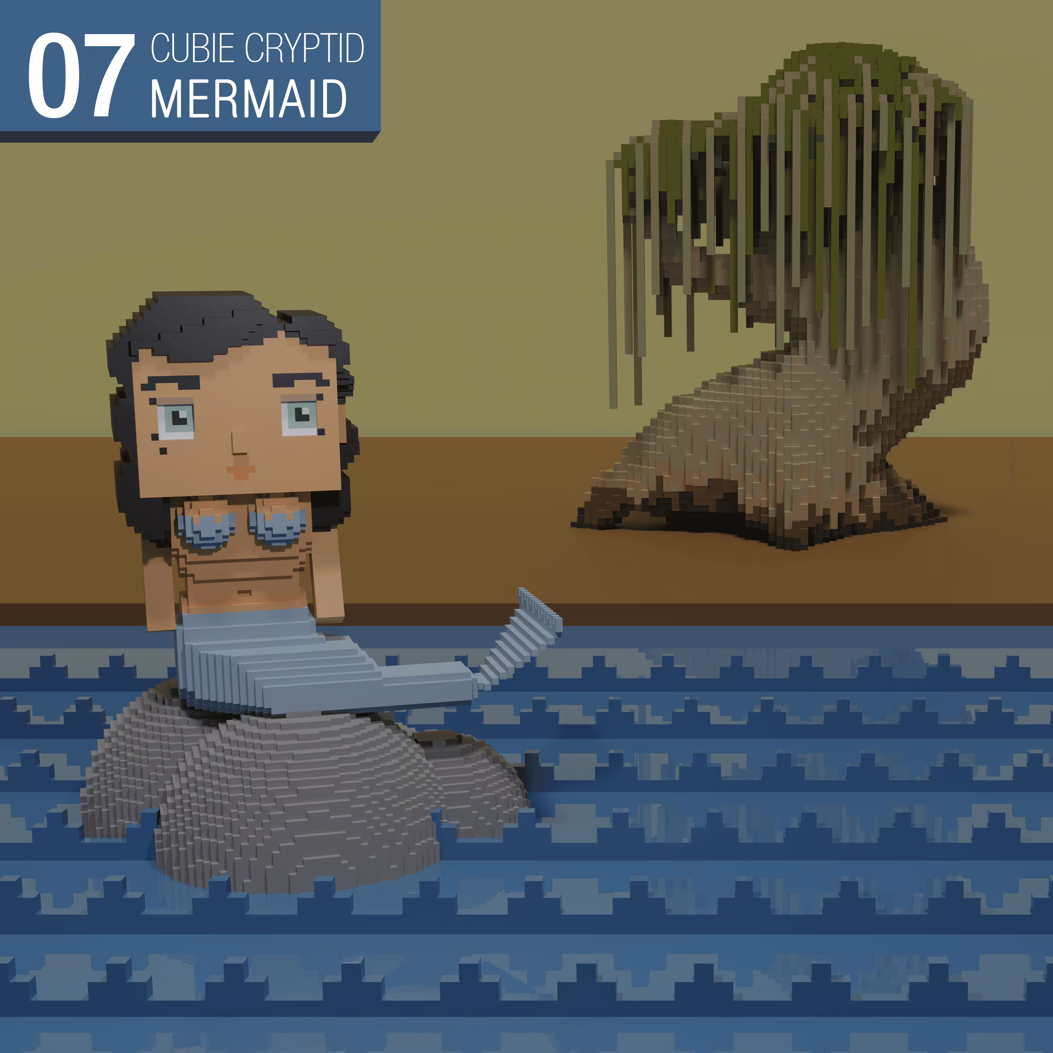Cubie Cryptid 07: Mermaid