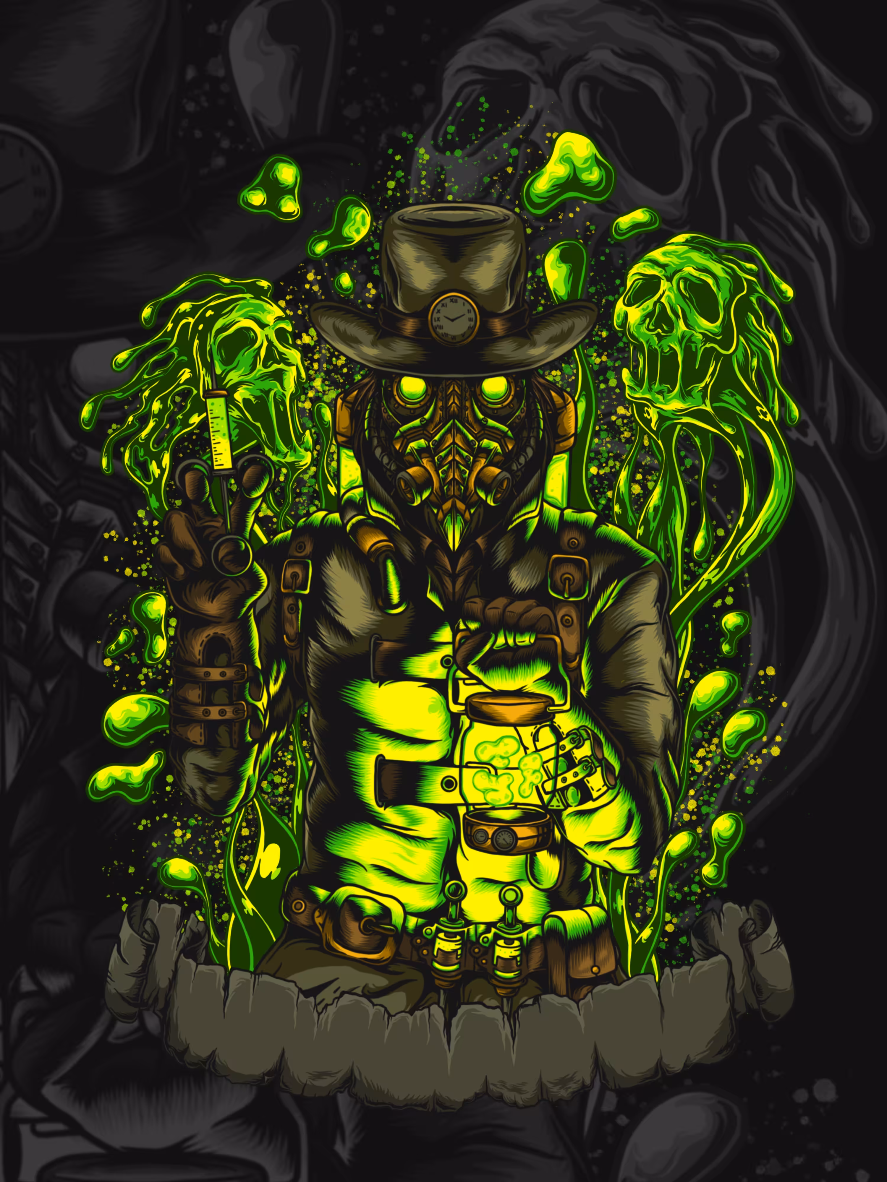 steampunk plague doctor