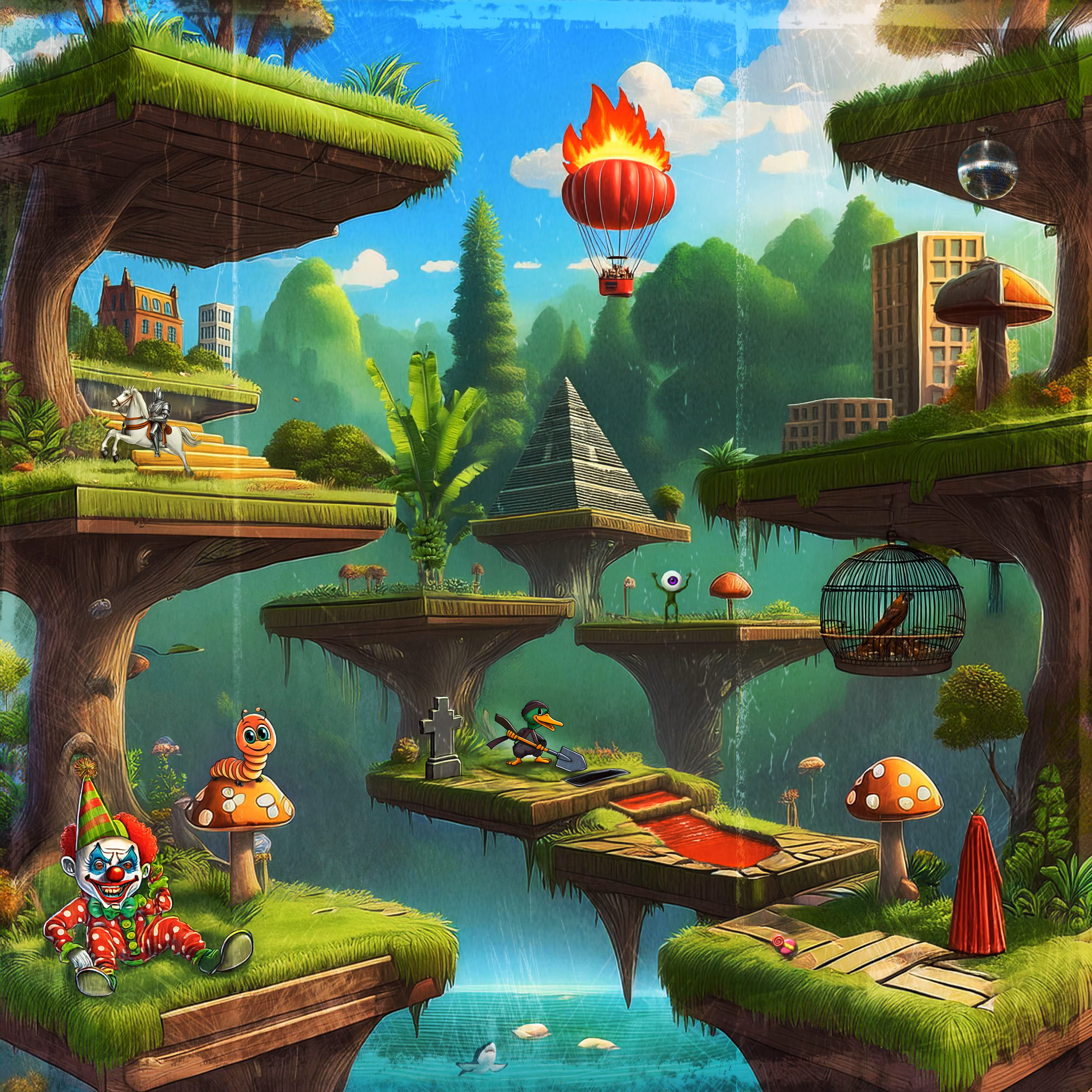 Ai art: Roast Duck Show
