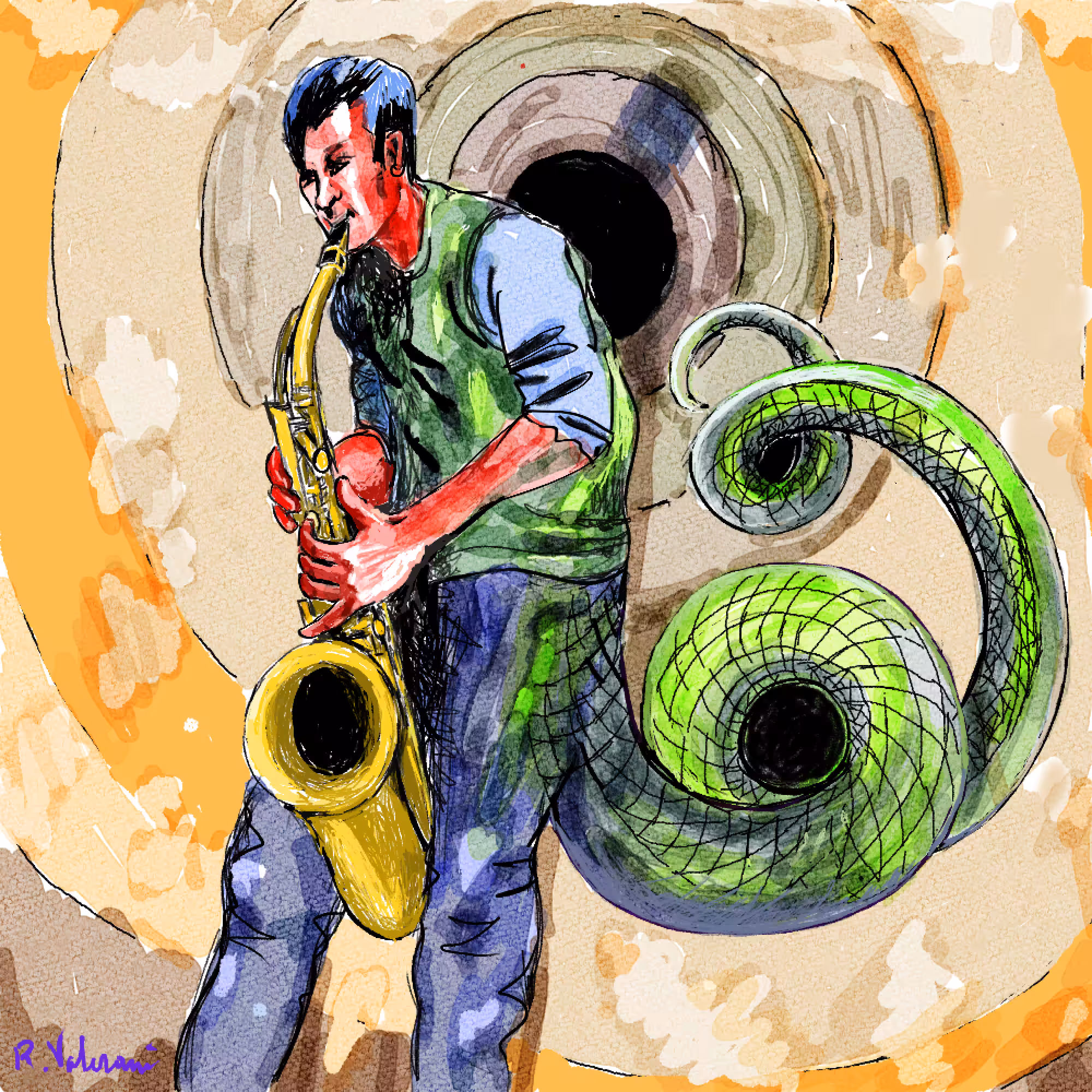 Musician's Metamorphosis - Saxophone