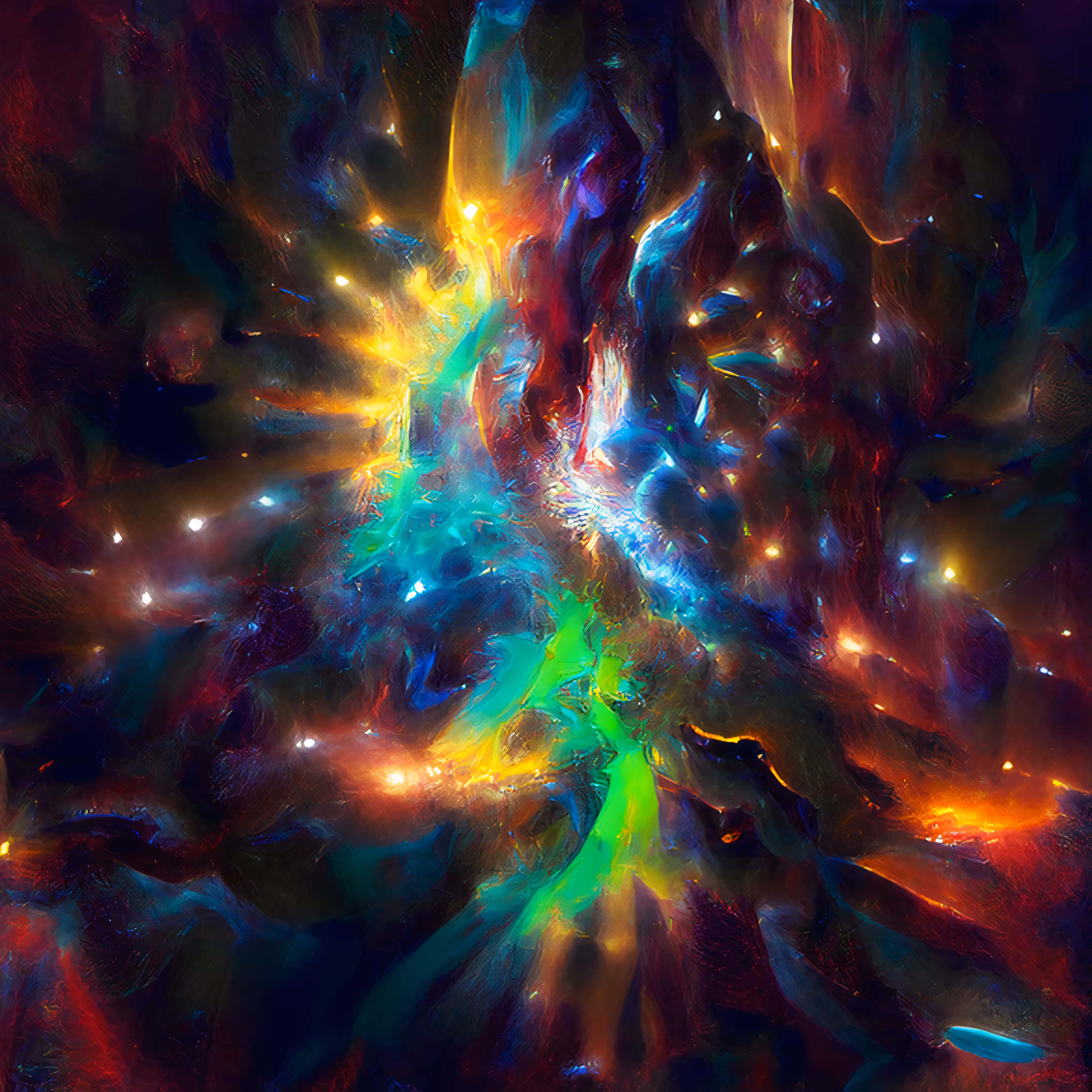 Burst of color