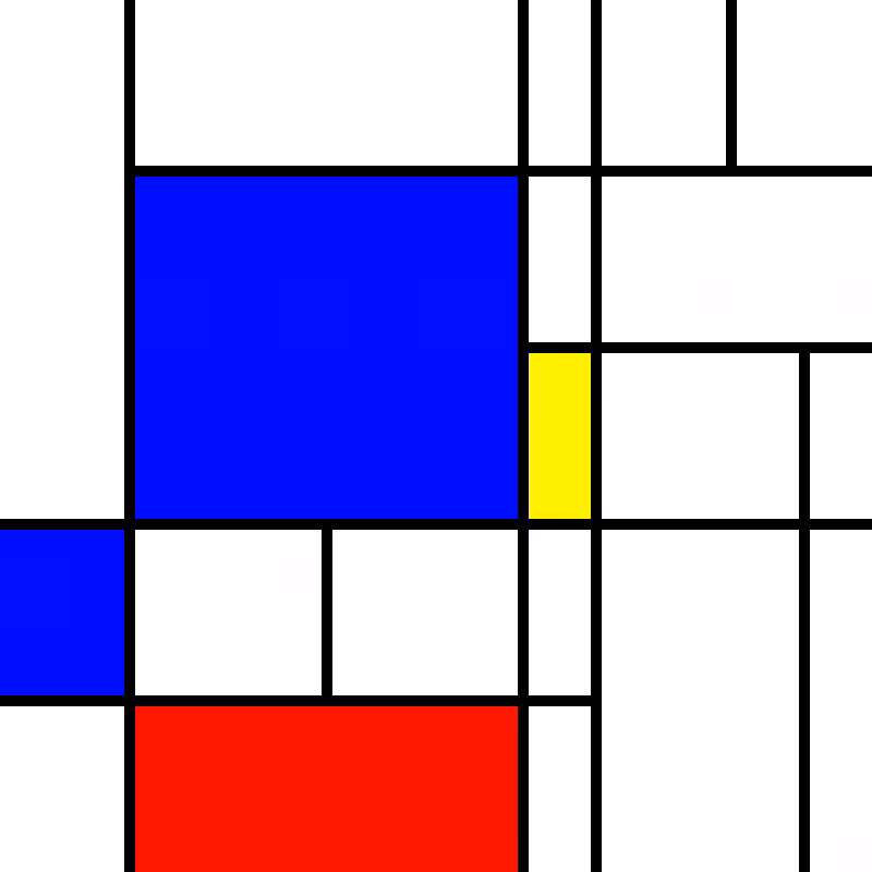 compositioninredblueandyellow.art, (NFT) #57