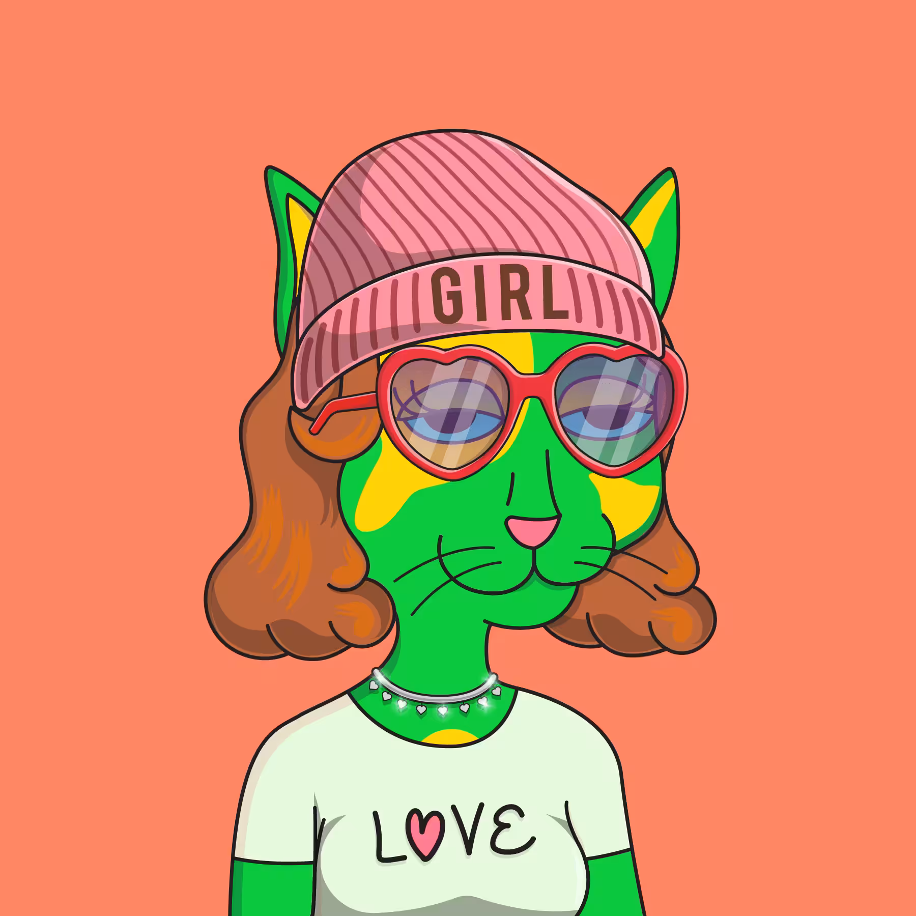 Girl Cats Club: Girl Cat #672