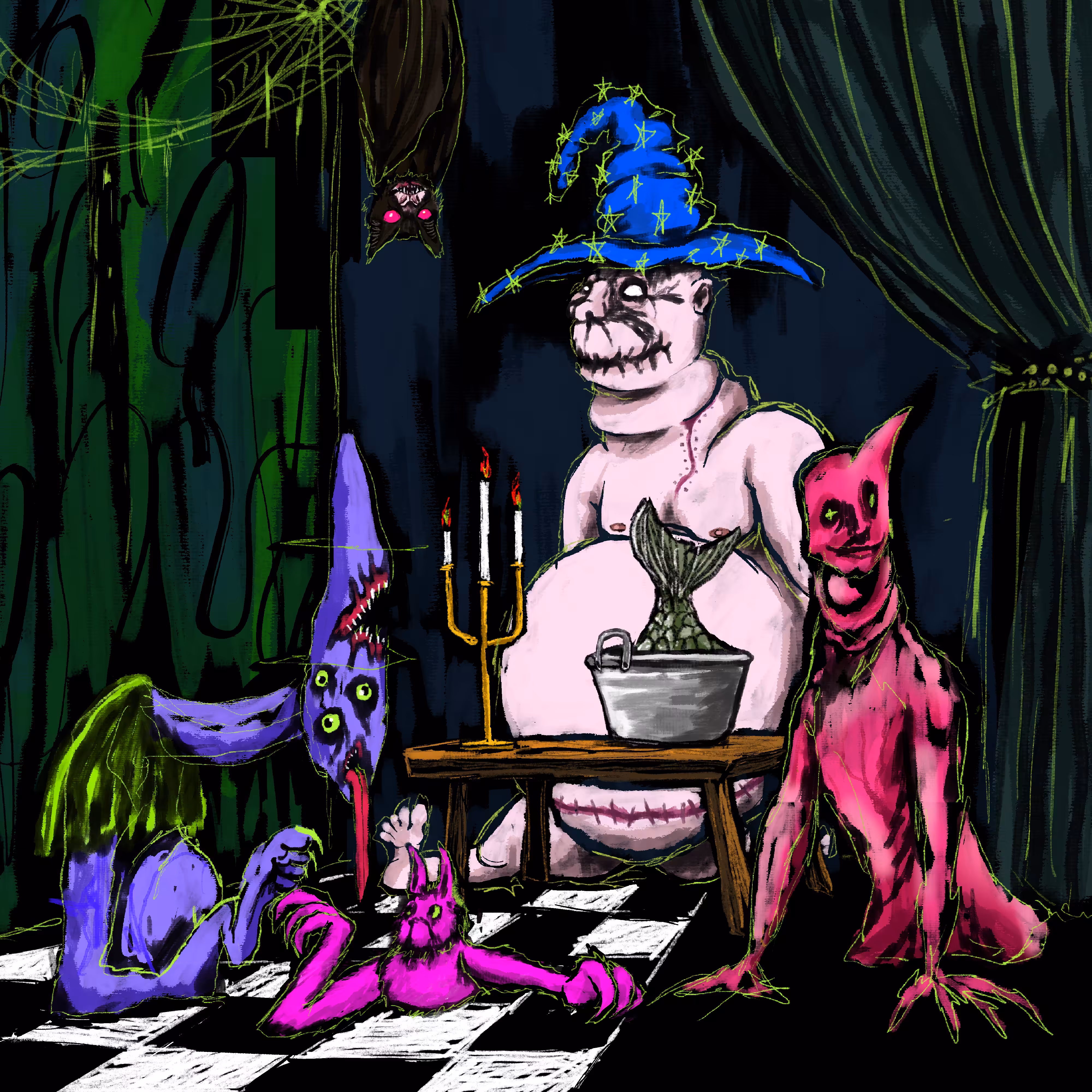 Meeting of Grotesque Guests