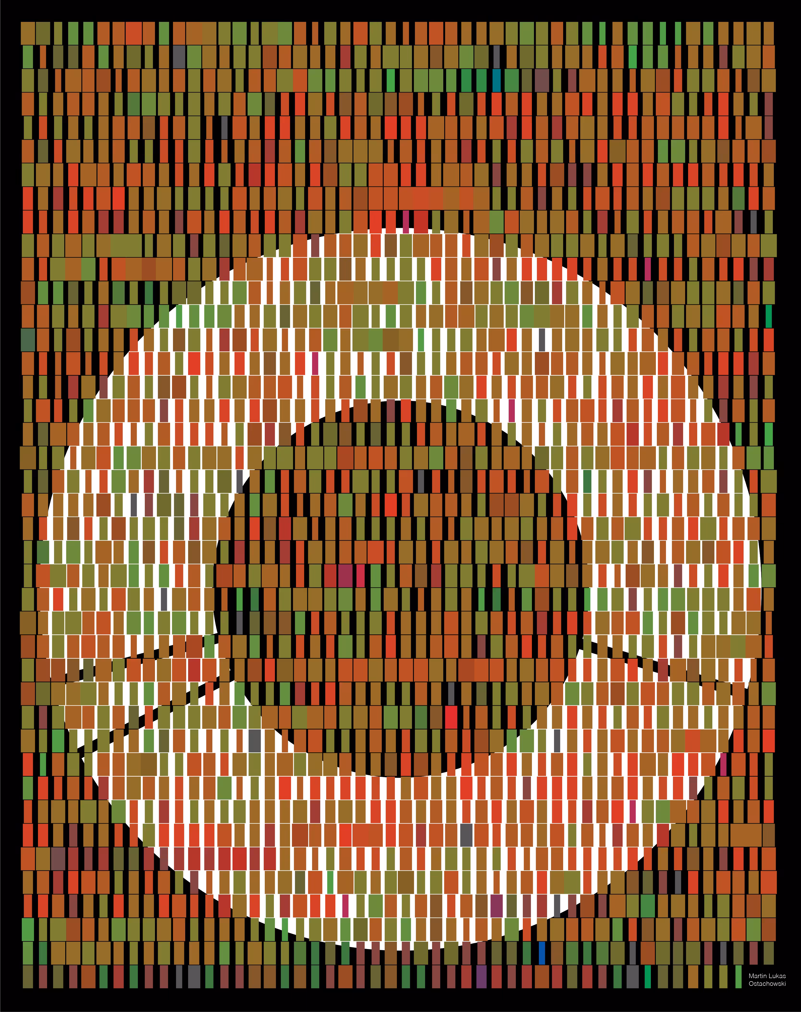 Seed Phrase Words Visualization RGBCVS Black Edit.