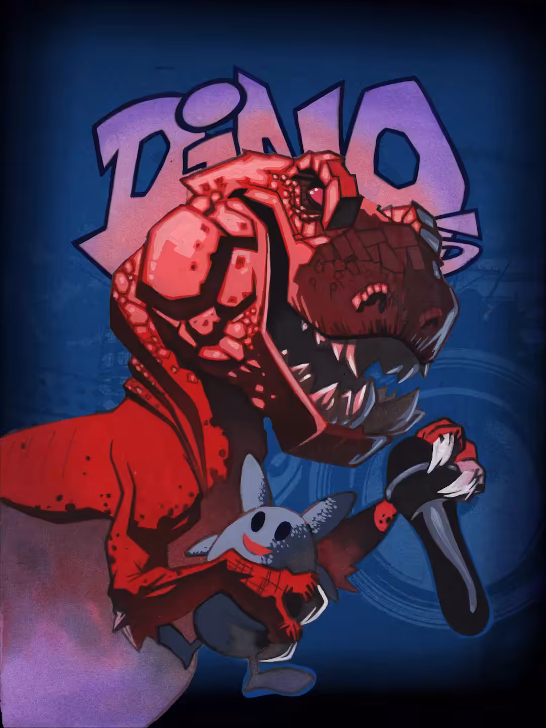 T-REX and BUNNY