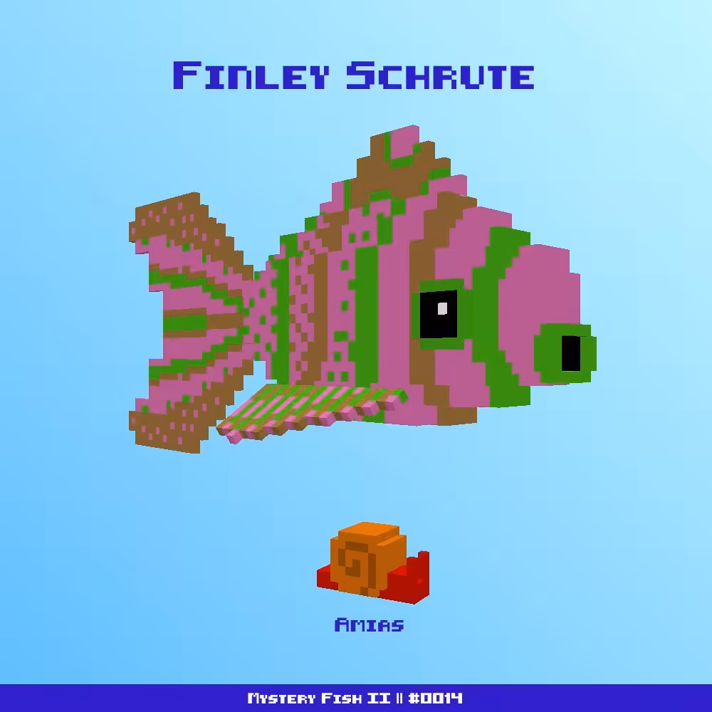 Finley Schrute :: Mystery Fish 0014/1000
