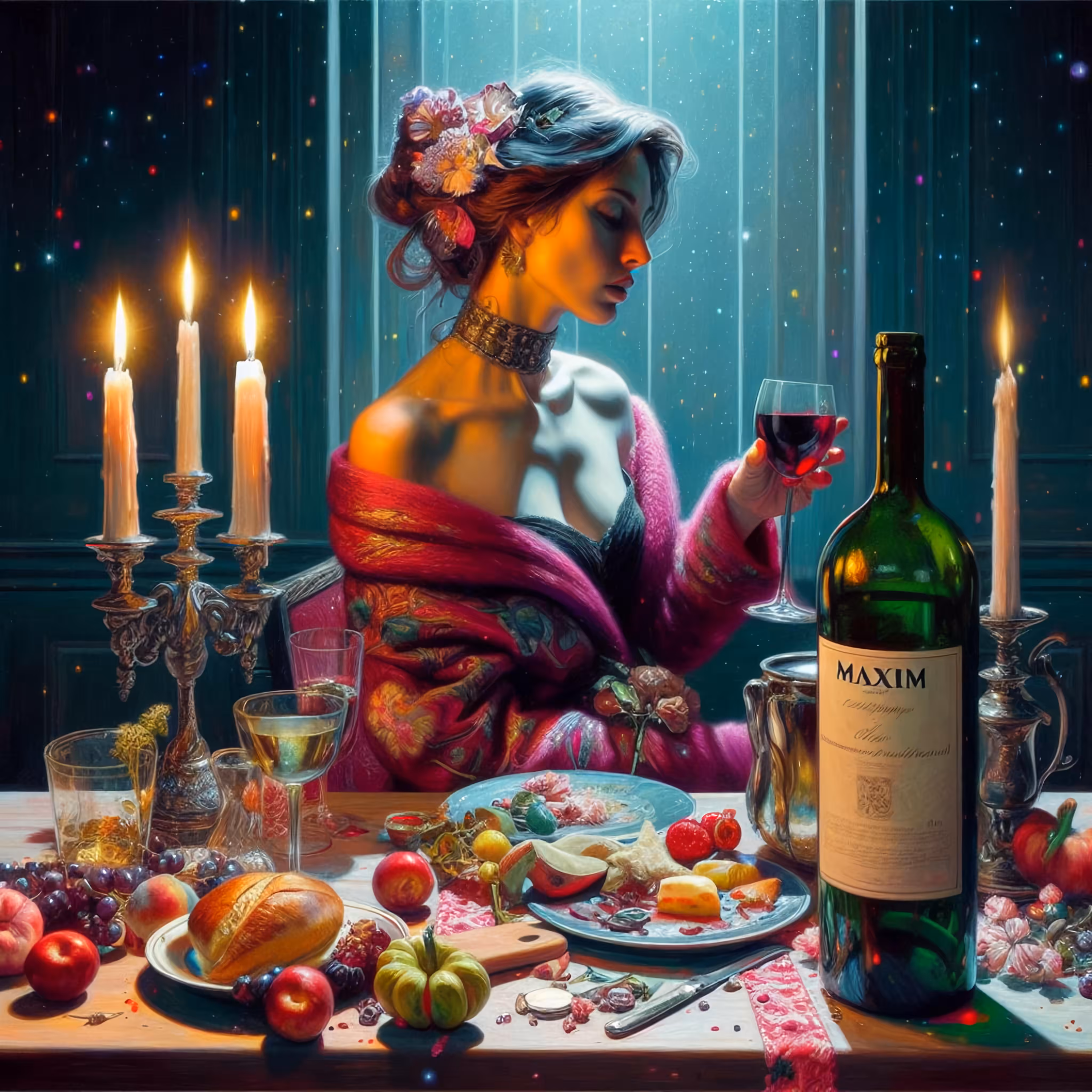 Lonely Cabernet Canvas