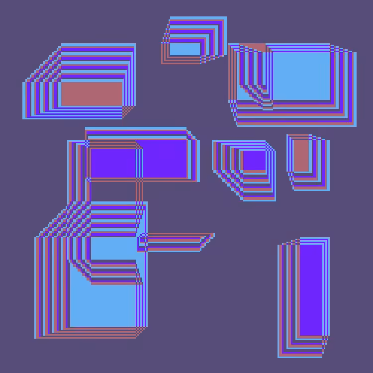 Superimposed Rectangles #38