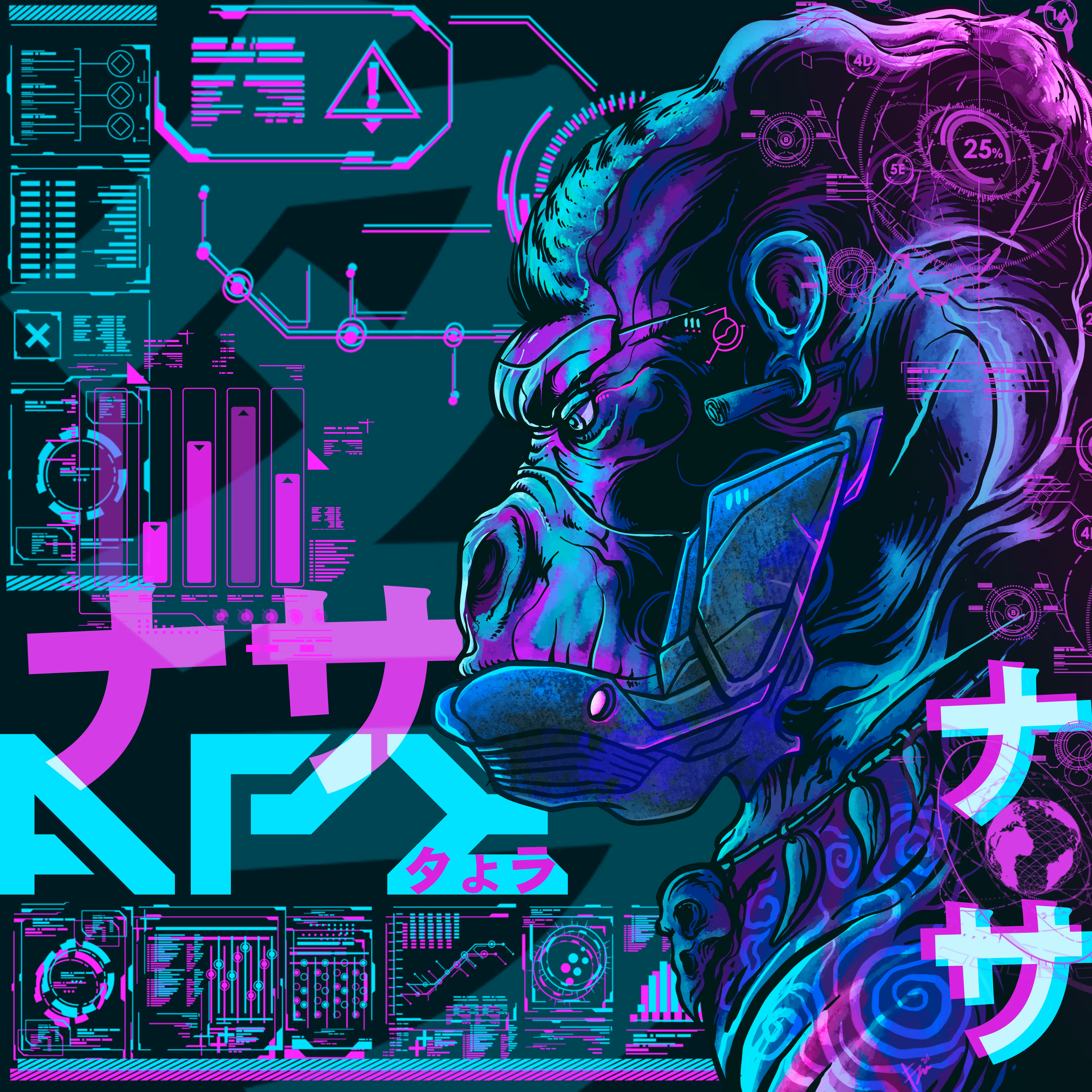 ape gorigori series "CYBER"