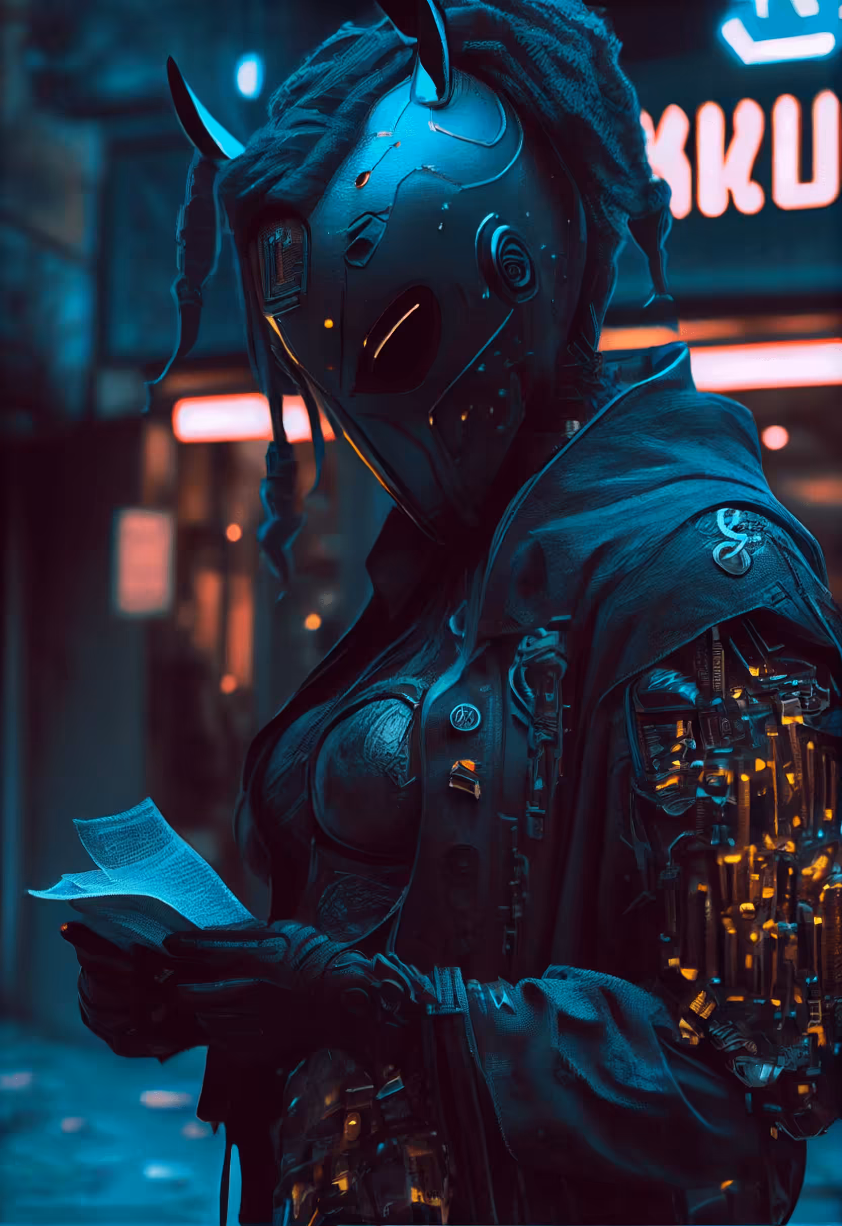 Cyber Night Shadow