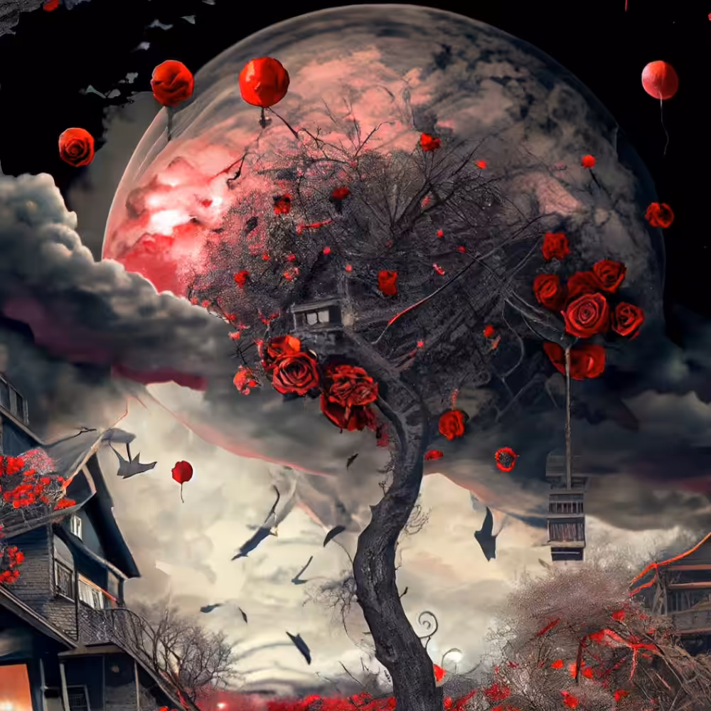 Happy tree 17 - gothic enviropment