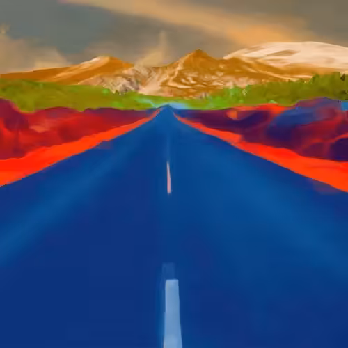 Generated Glitch Landscape #343