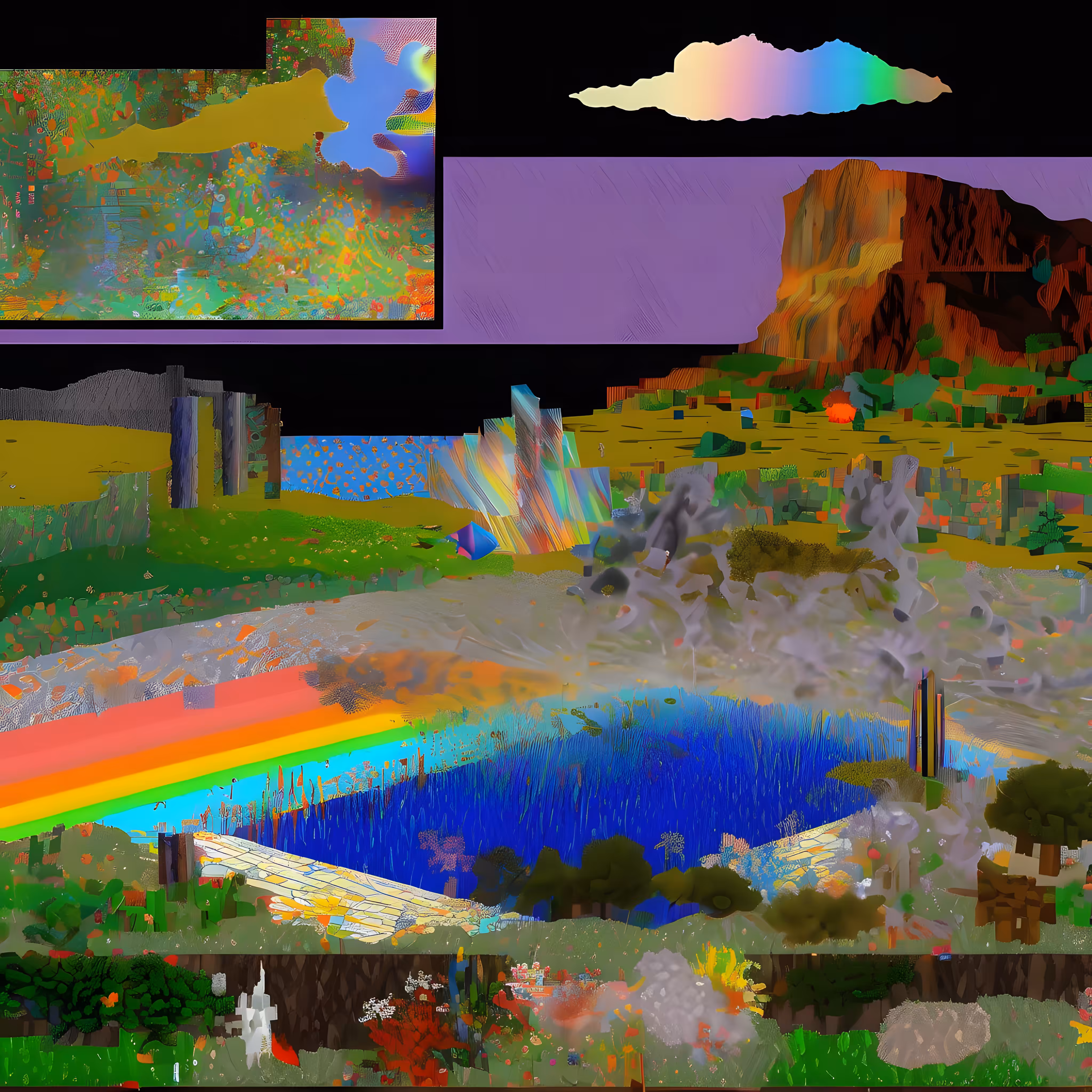 La ansiedad del paisaje radica en la necesidad de estar en un lugar vislumbrado.