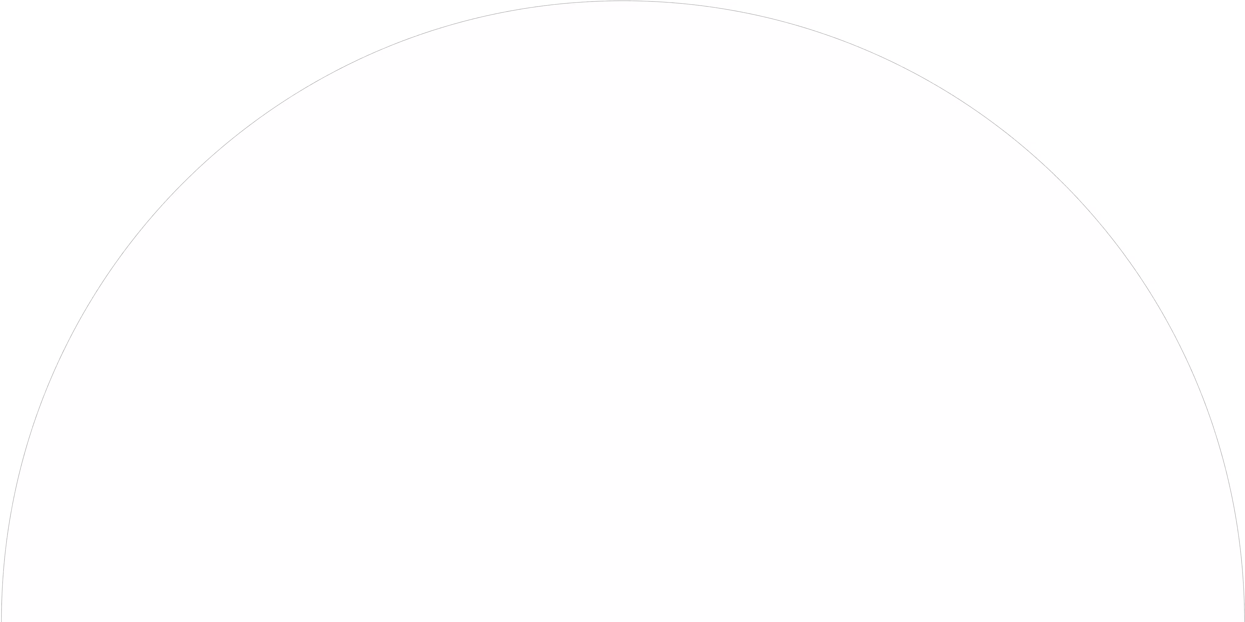 Decaration - Circle half | top | white | 50% opacity | clear bkg