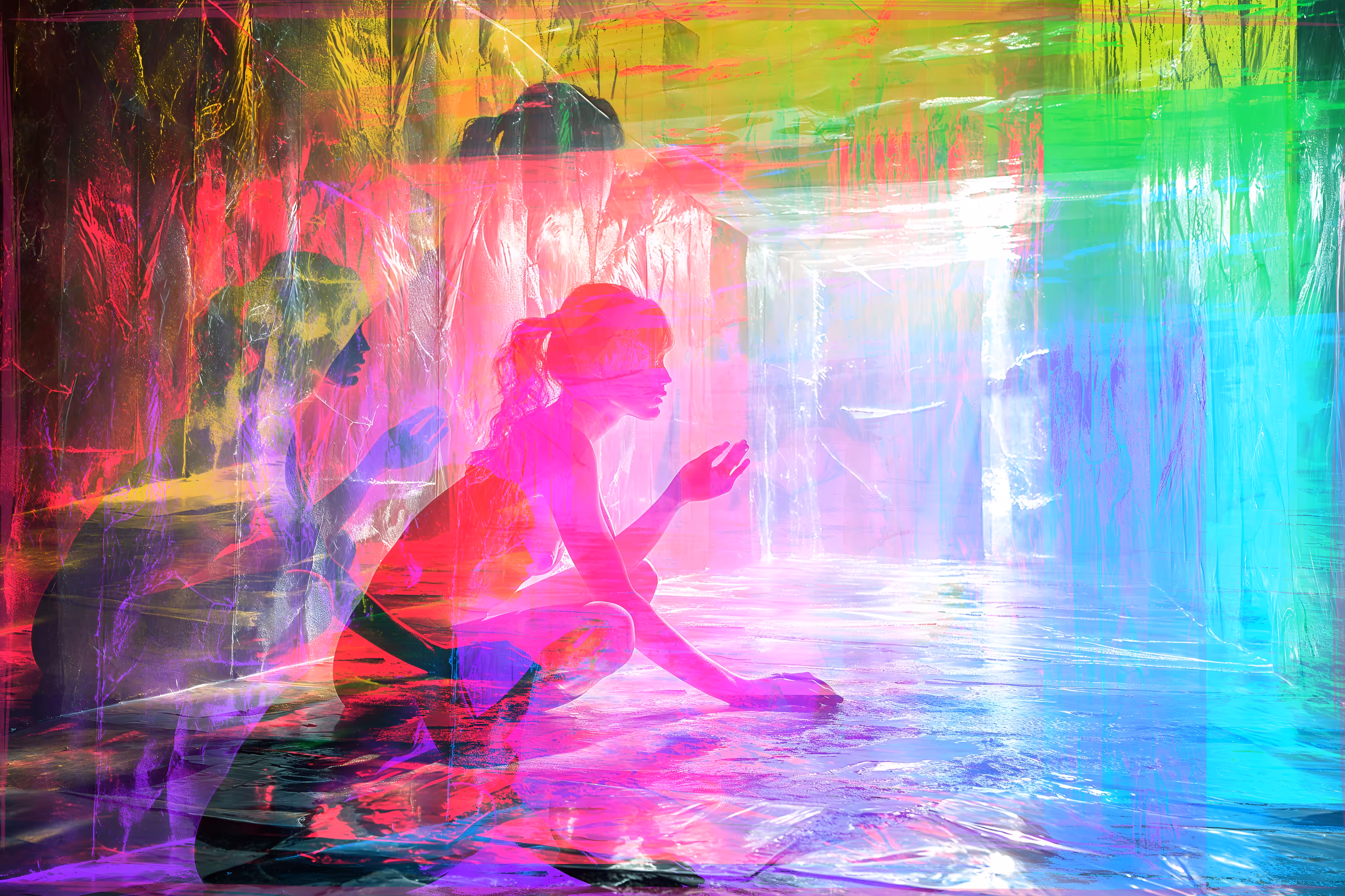 Neon tunnel