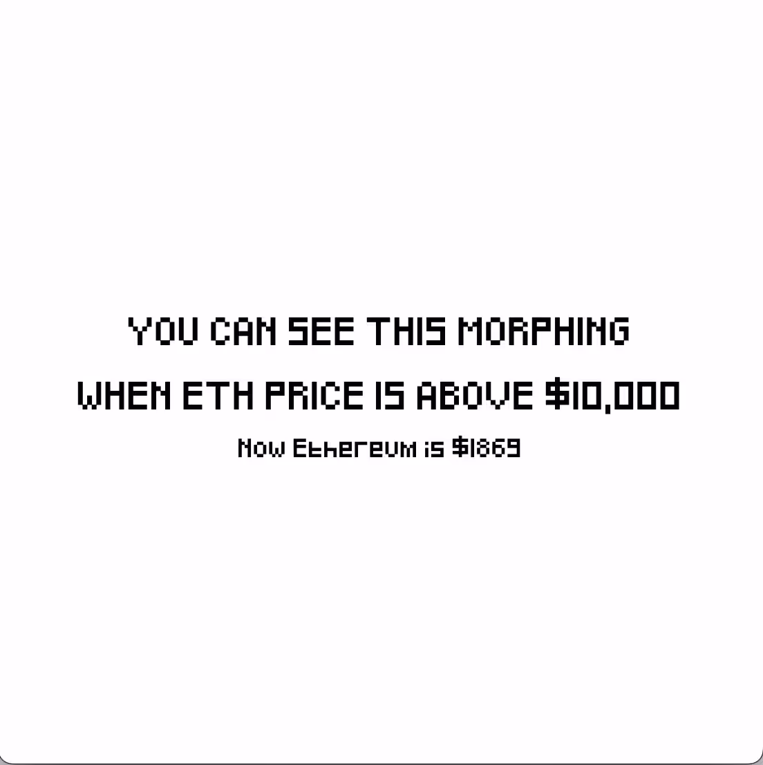 Can you Hodl the Morphing?