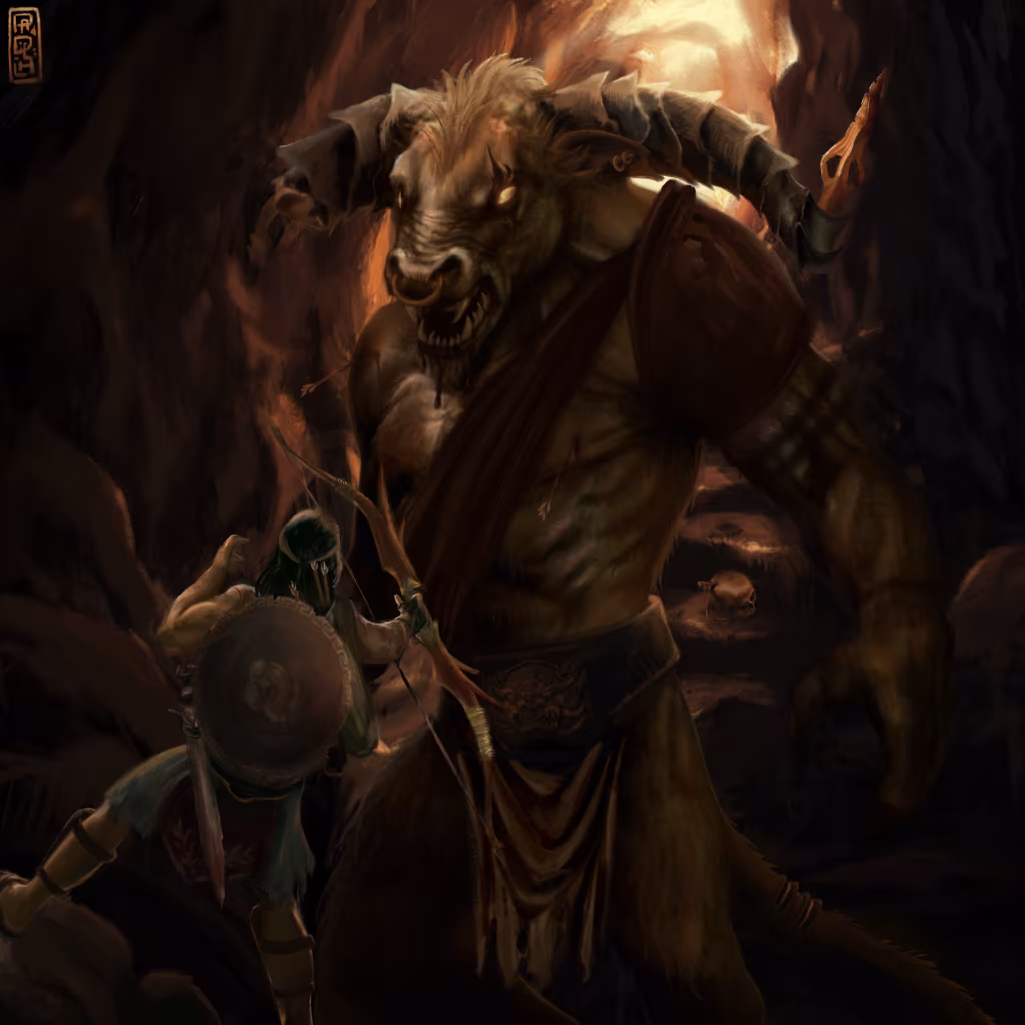 Theseus and the Minotaur 