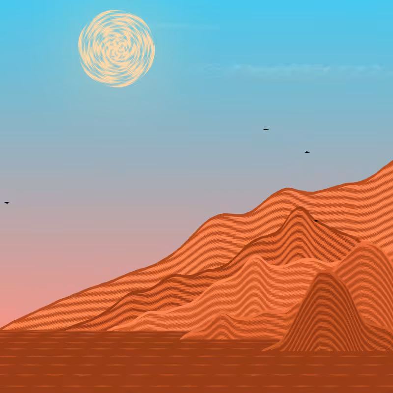Painted Mountain Sunset #56