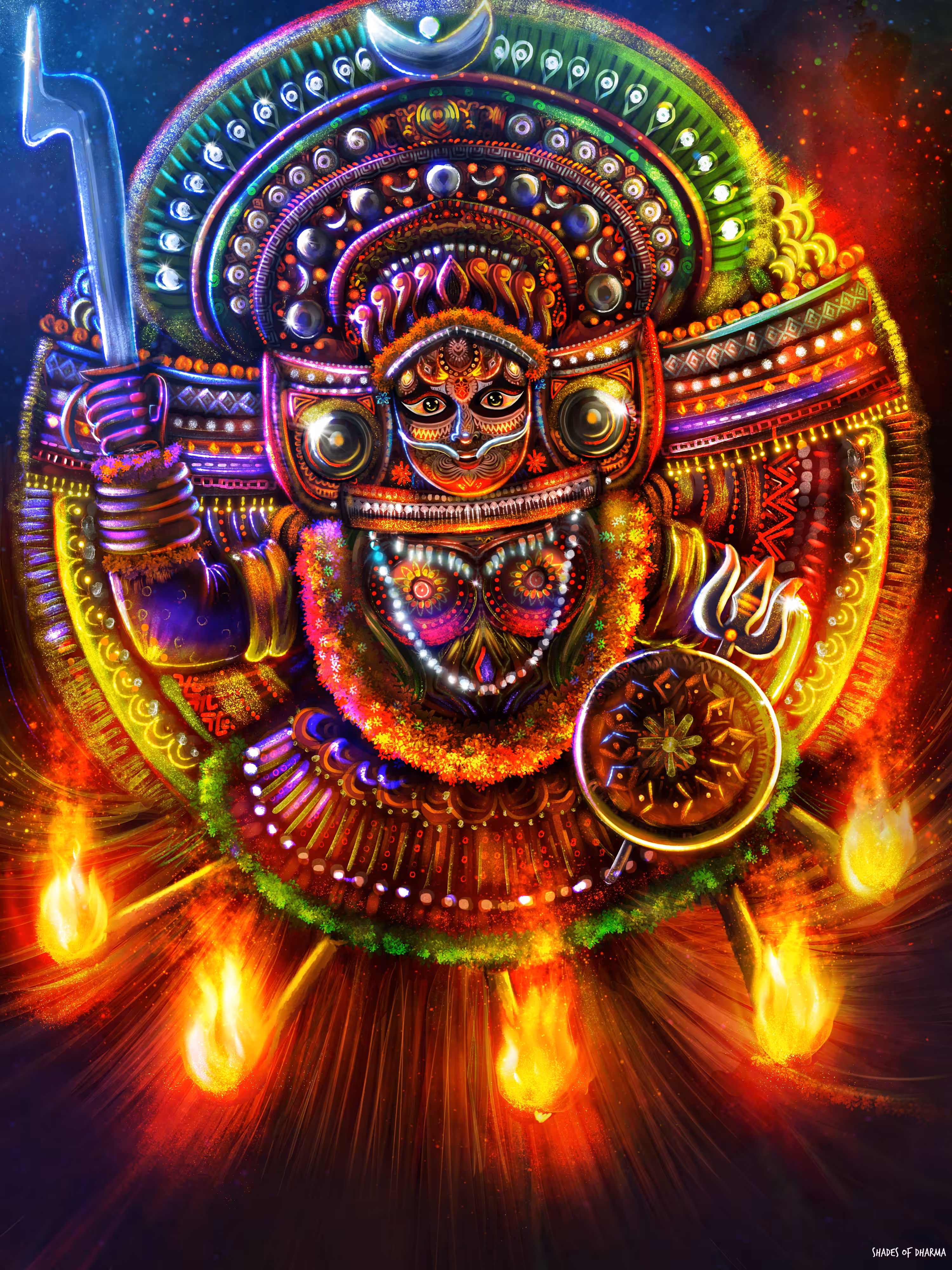 Bhagavathi Theyyam: The Dance Of Goddess