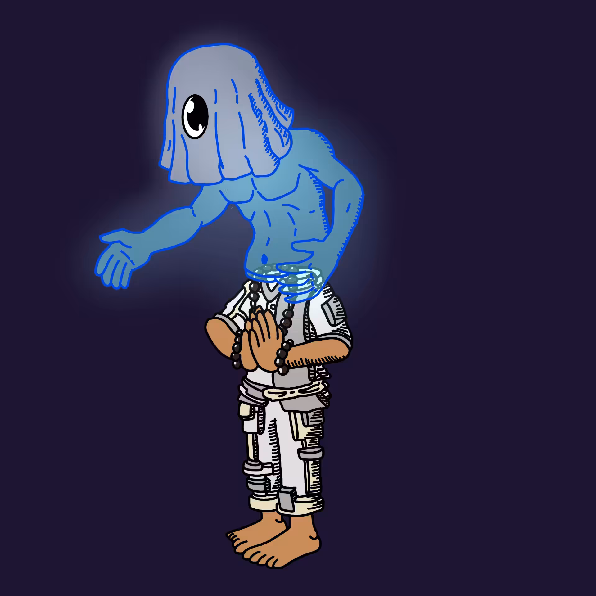 Spiritualist one eyed guy #00372