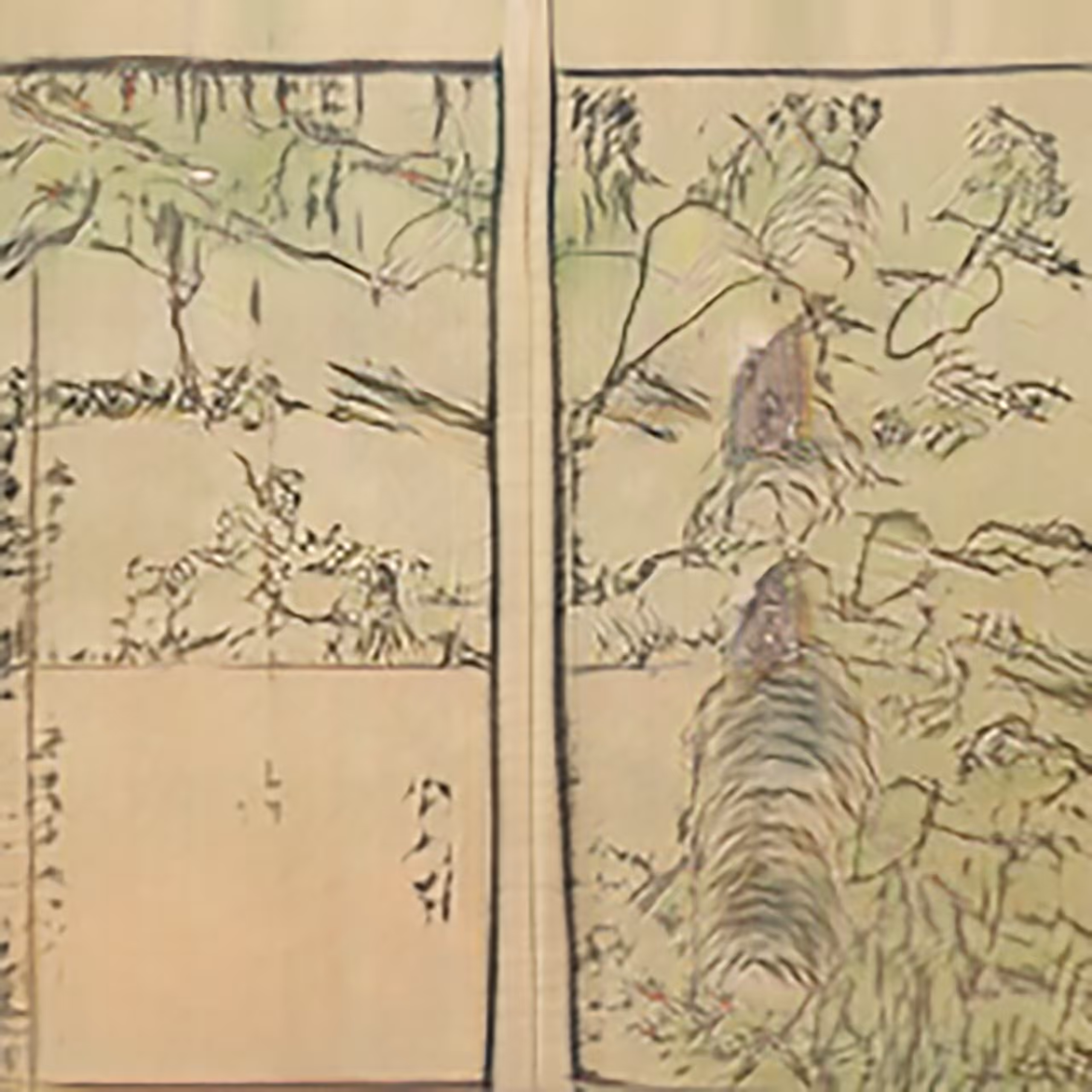 tigers and the river