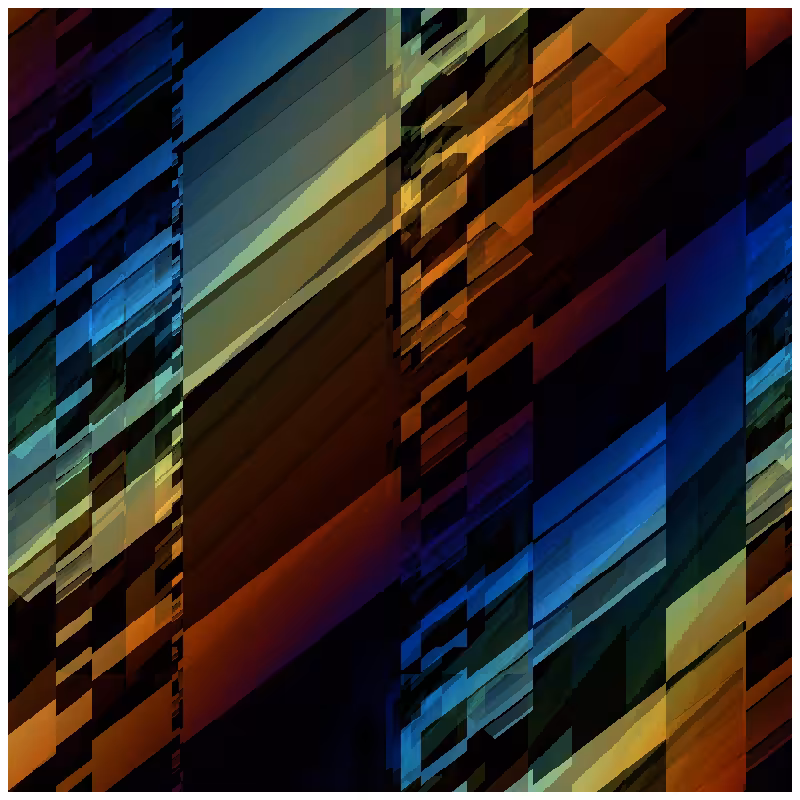 Pixelated Sedimentation  #1