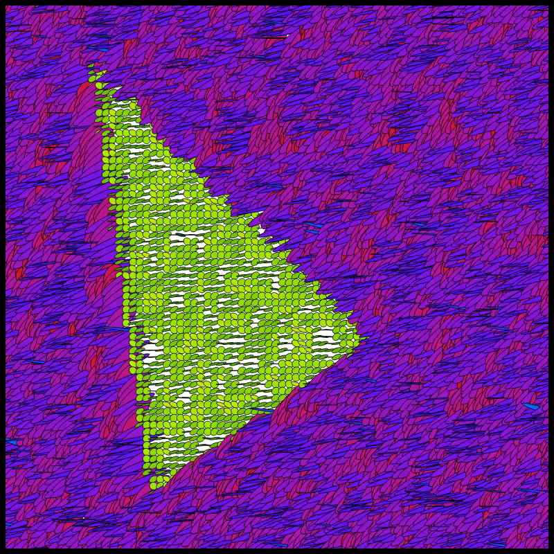 Flow Field Circles Triangle #46