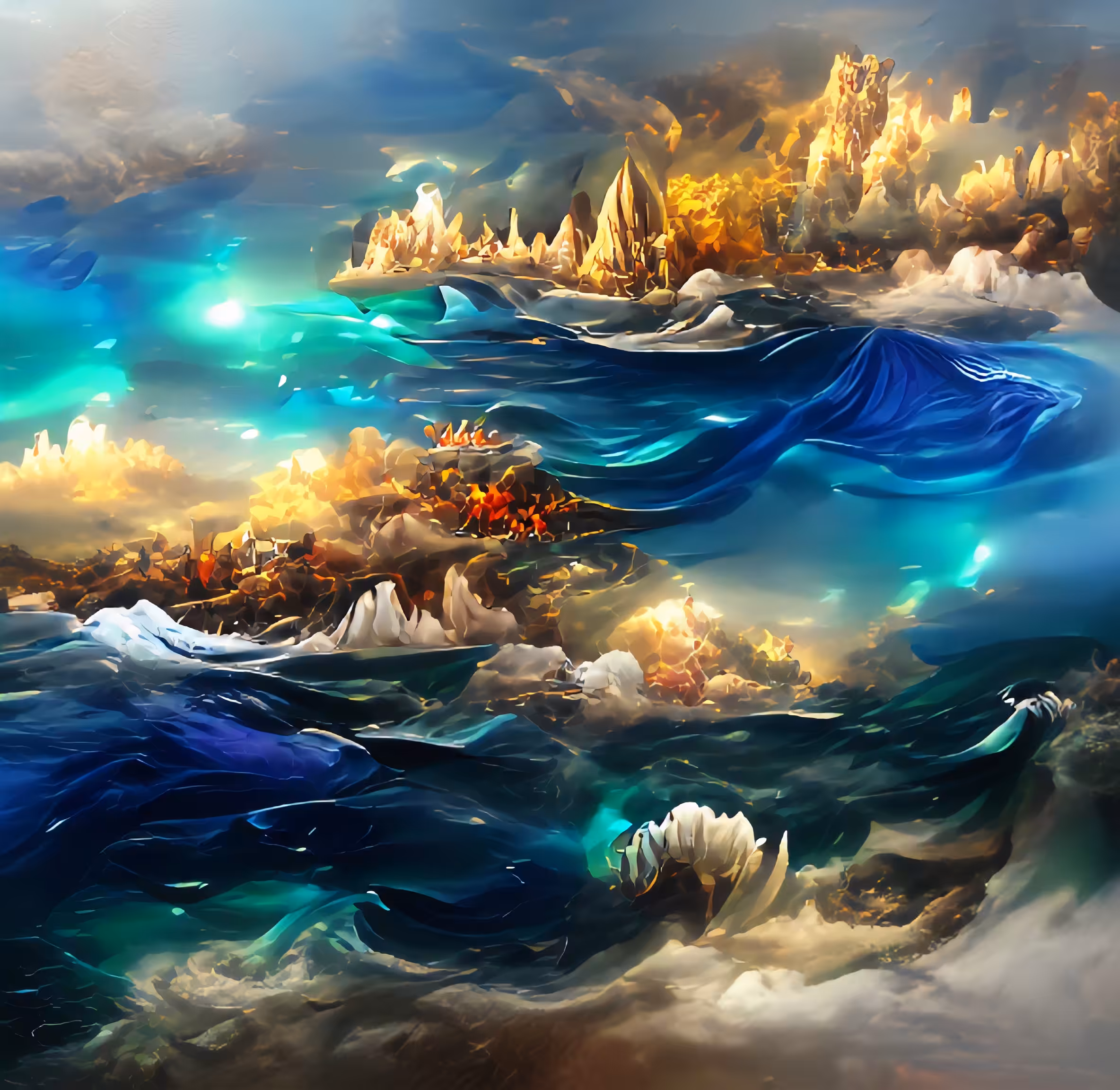 Painting Of The Ocean