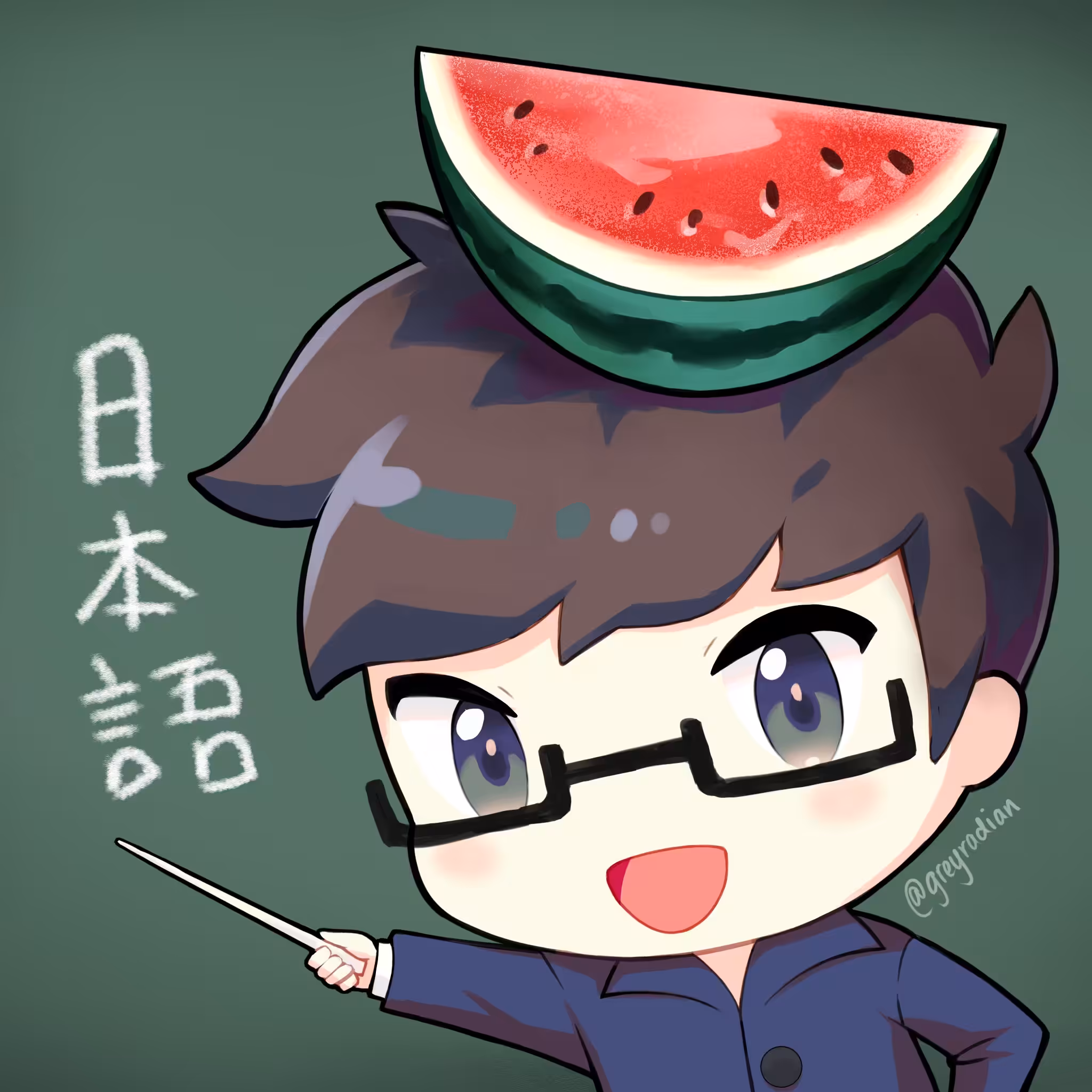 GreyRadian Original Works: すいかせんせい PFP