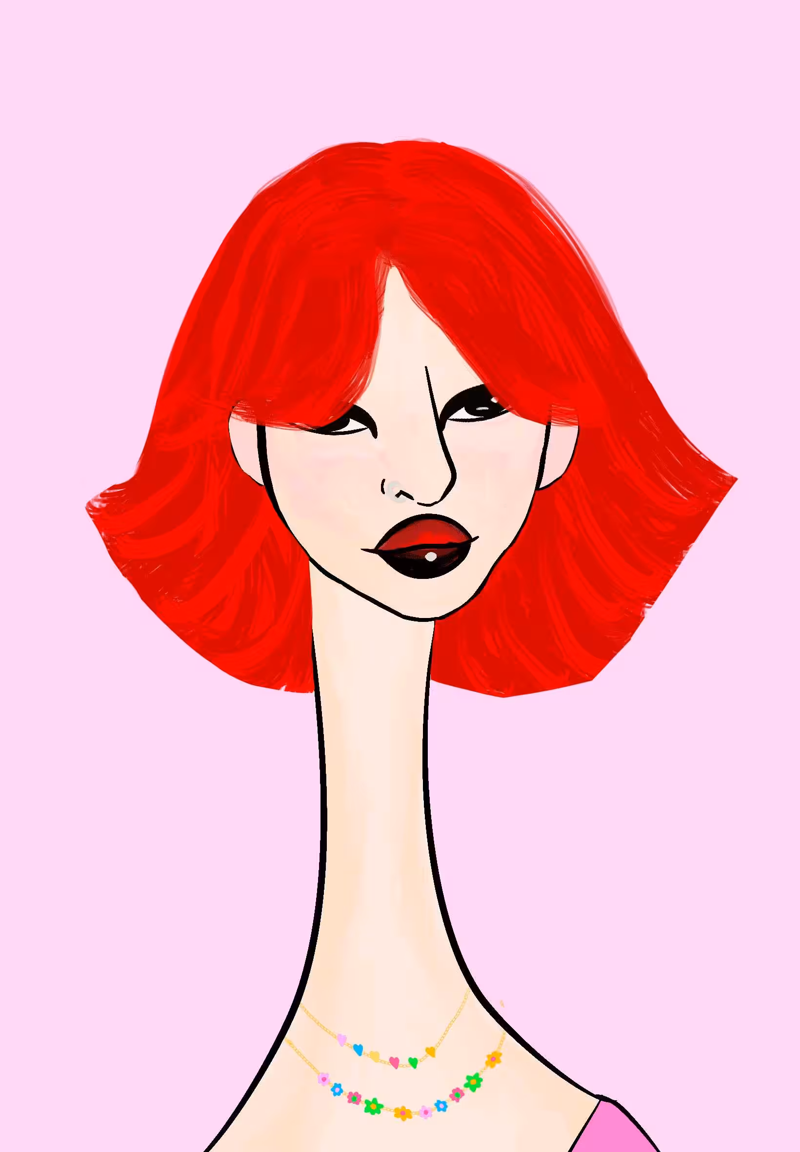Long Neckie Ladies: Long Neckie Lady #2956