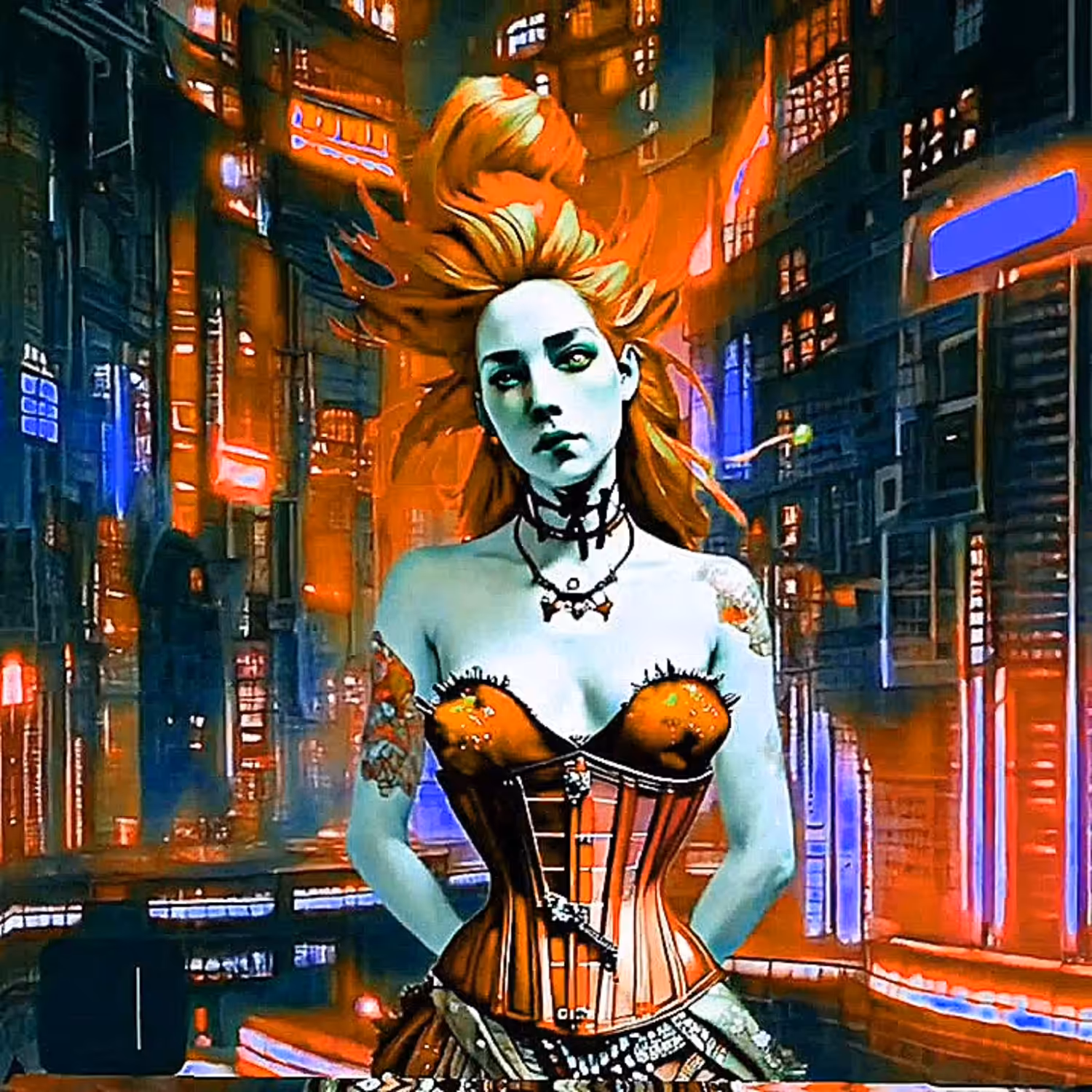 Psychedelic Cyberpunk Gypsy