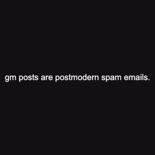 gm posts are postmod...