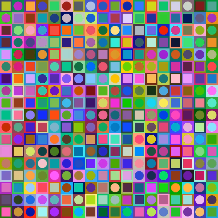 Square Dot Composition #169