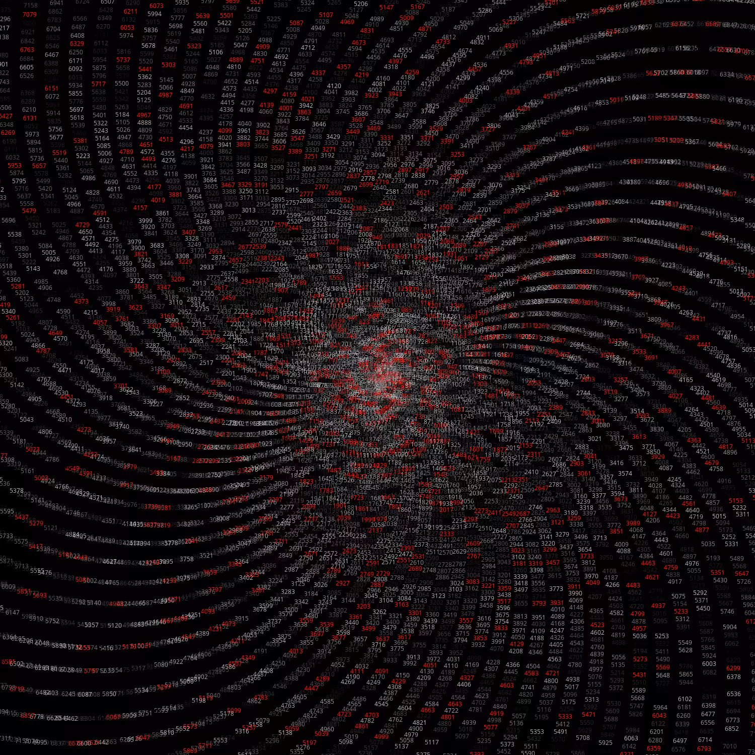 Polar Plot of Numbers #12