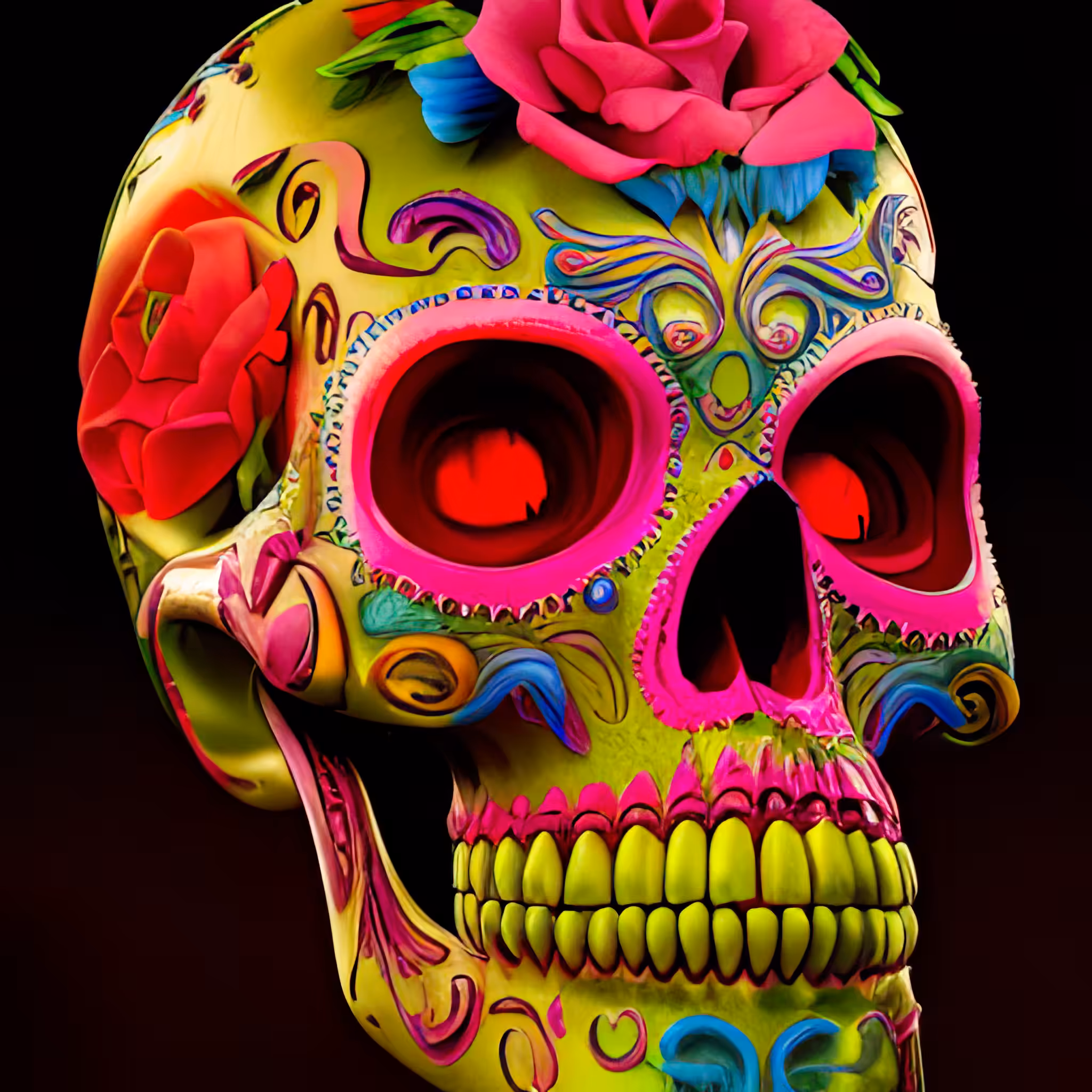 Head Case - A Color Study: Head Case #765