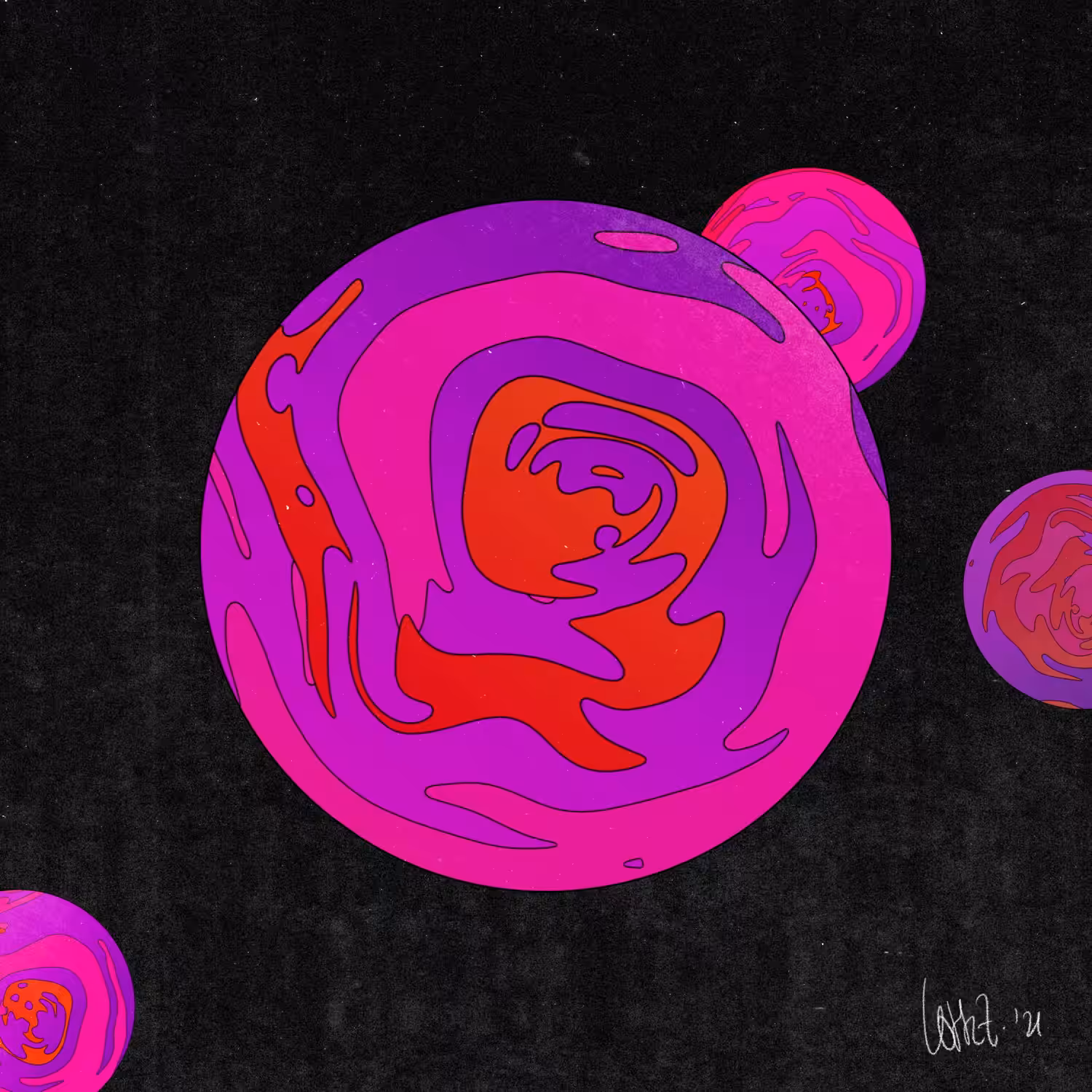 'Don't Let it Swallow you Whole, pt2' (orb04, LotteZ 2021)