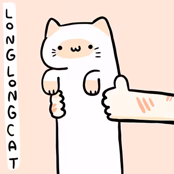 Long Long Cat: Long long Carrot cat #048