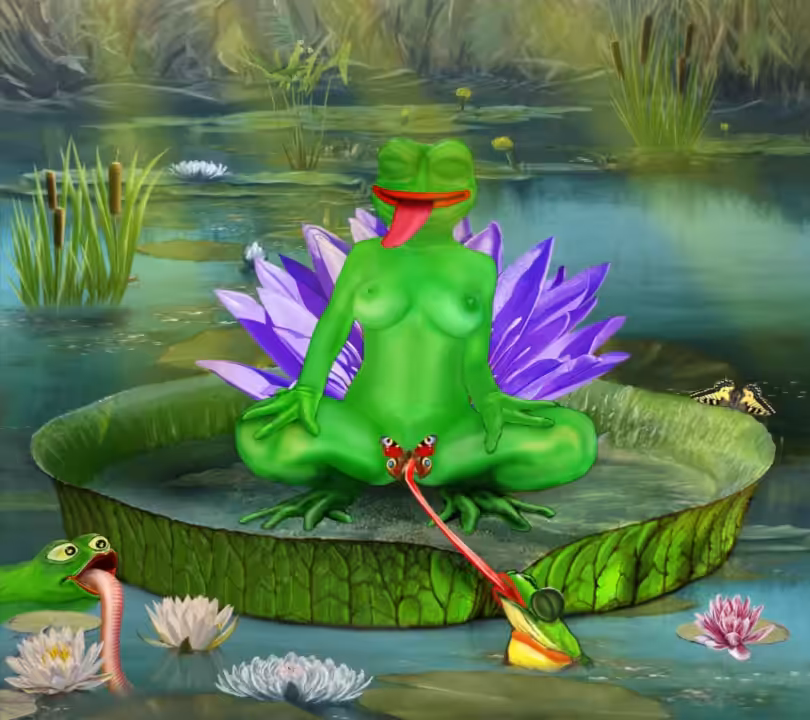 Pepe in the Swamp