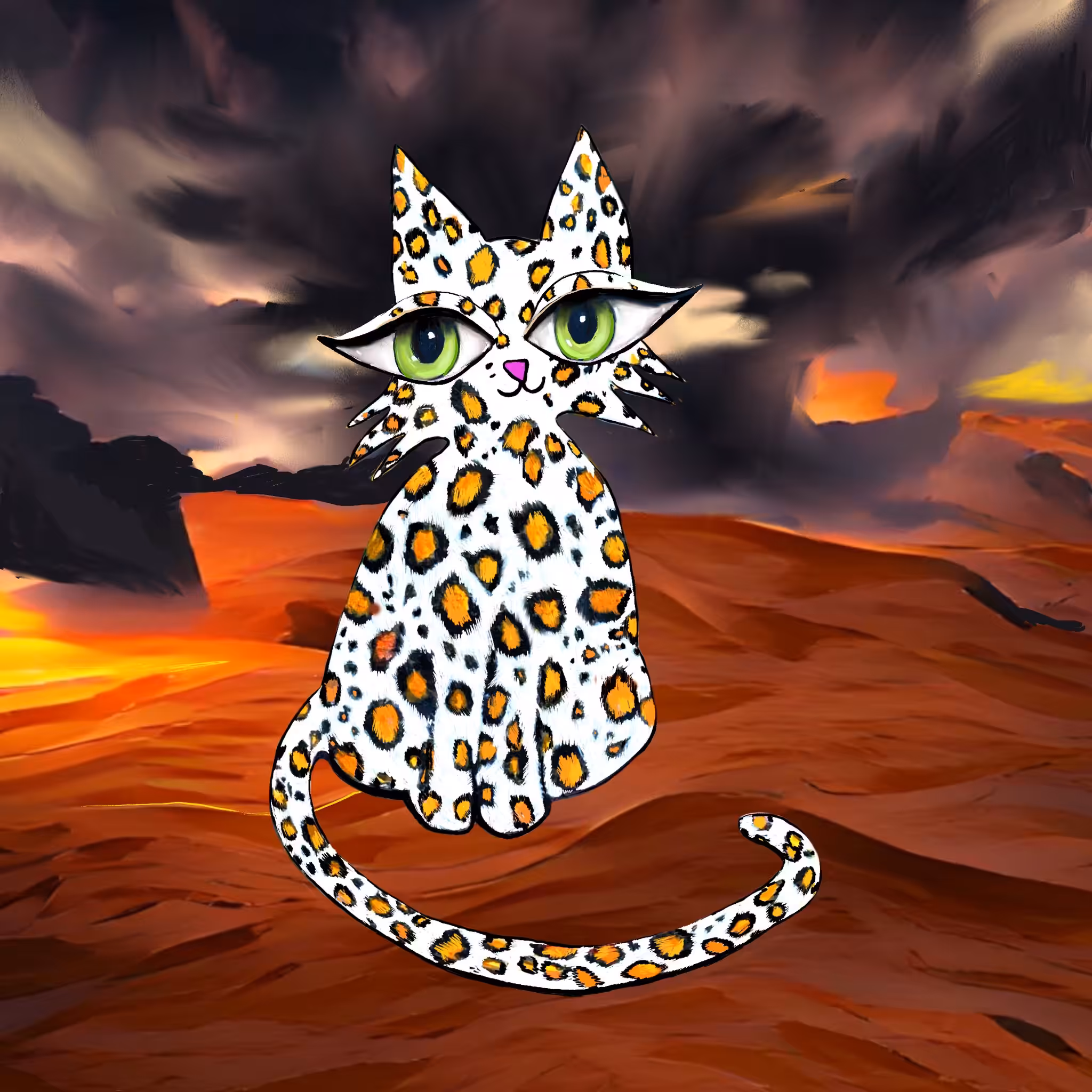 Hawa Cat Desert Kitty