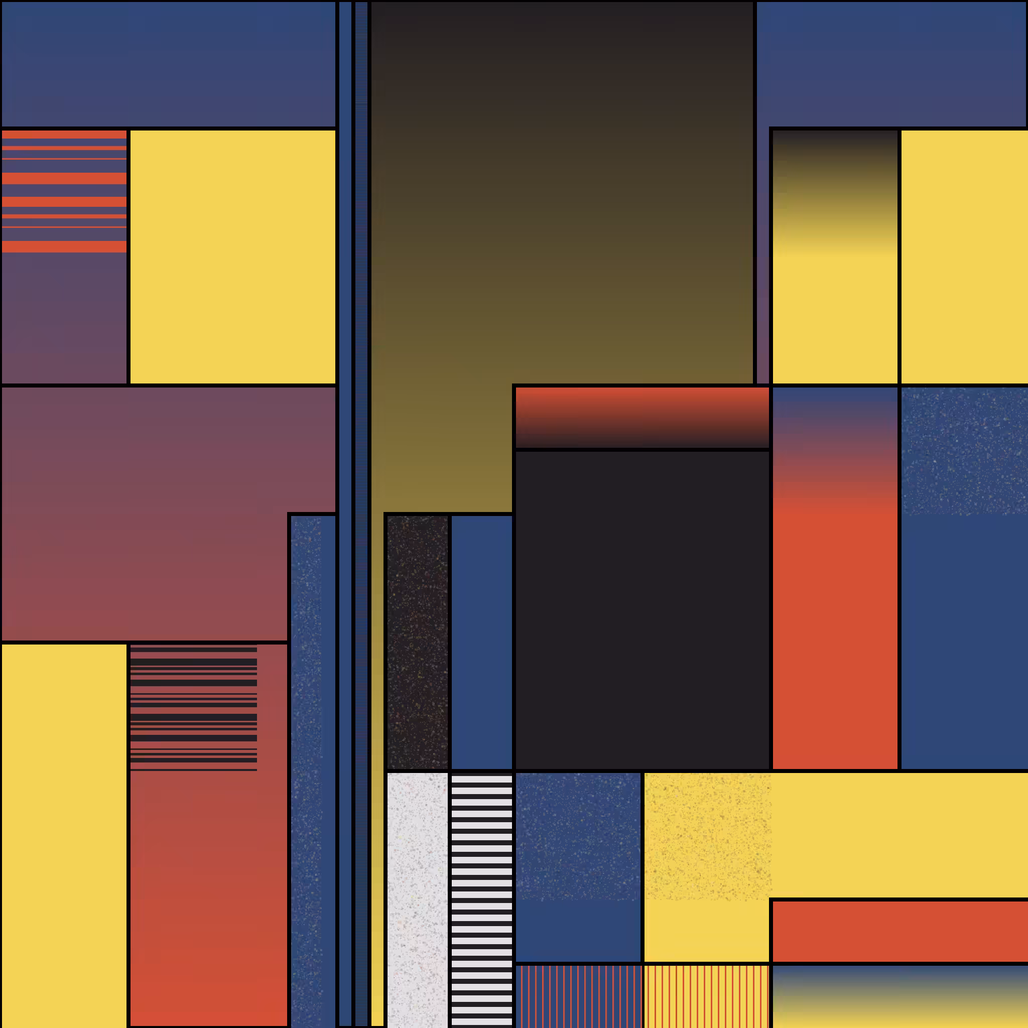 Agricultural Landscapes - Mondrian Edition #3