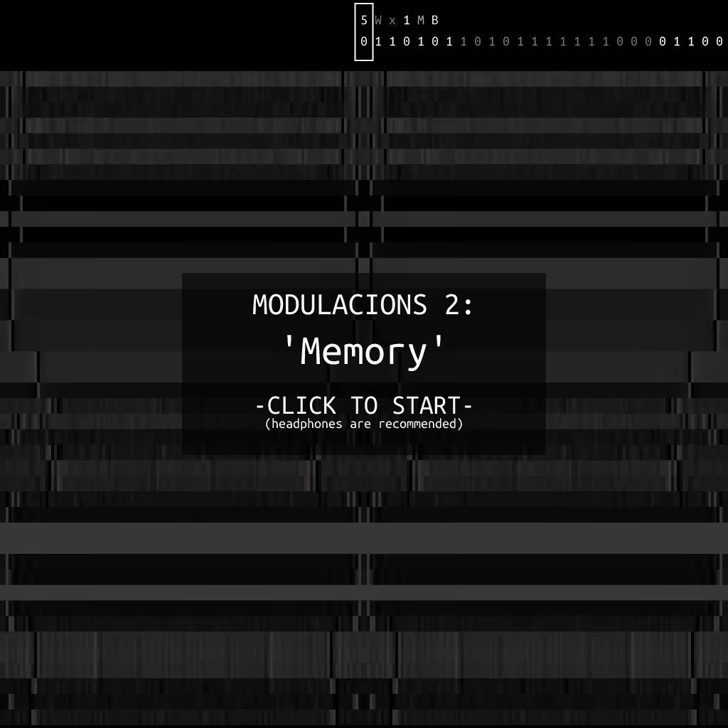 Modulacions 2: 'Memory' (audio) #17